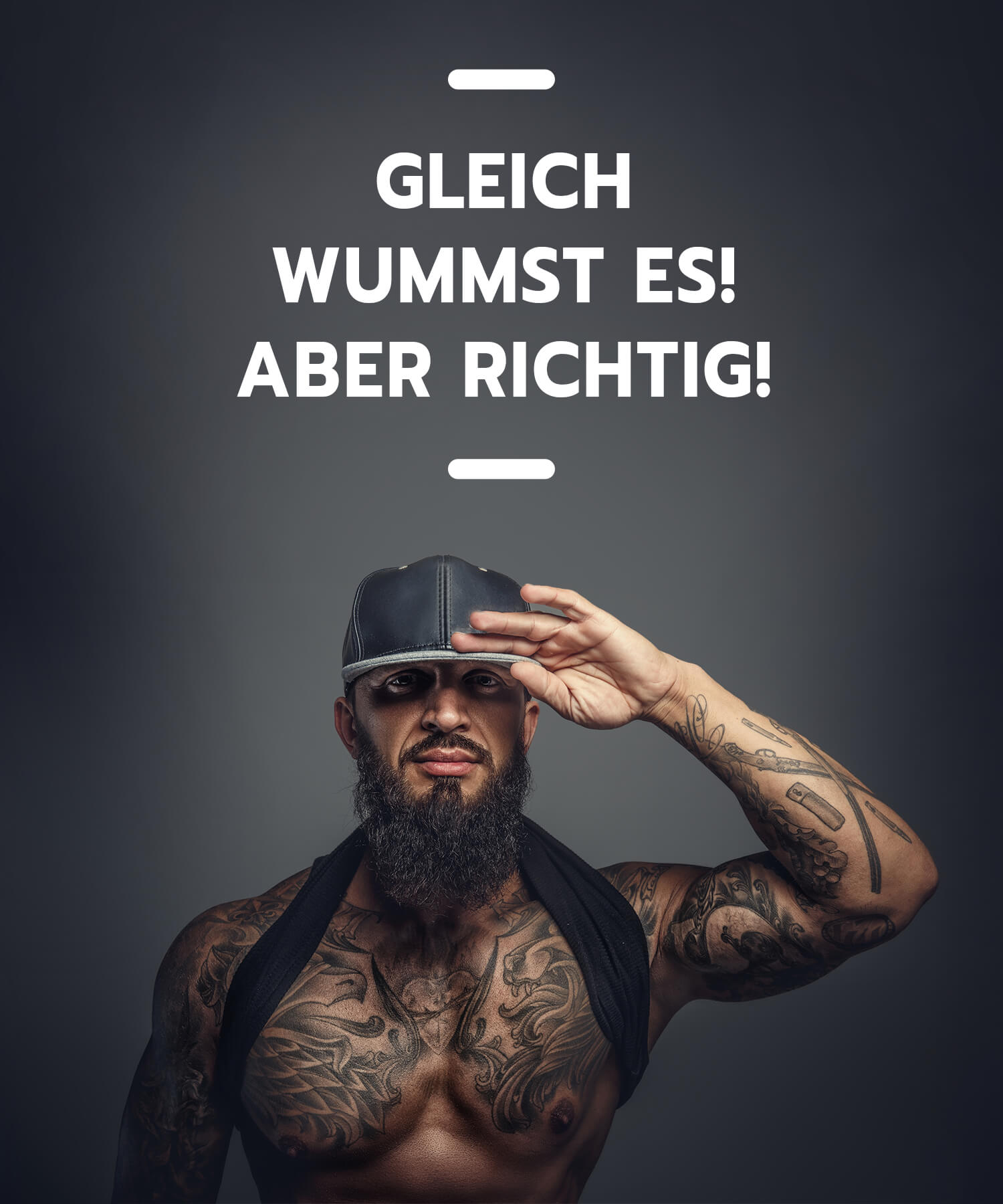 Gleich wummst es! Aber richtig!