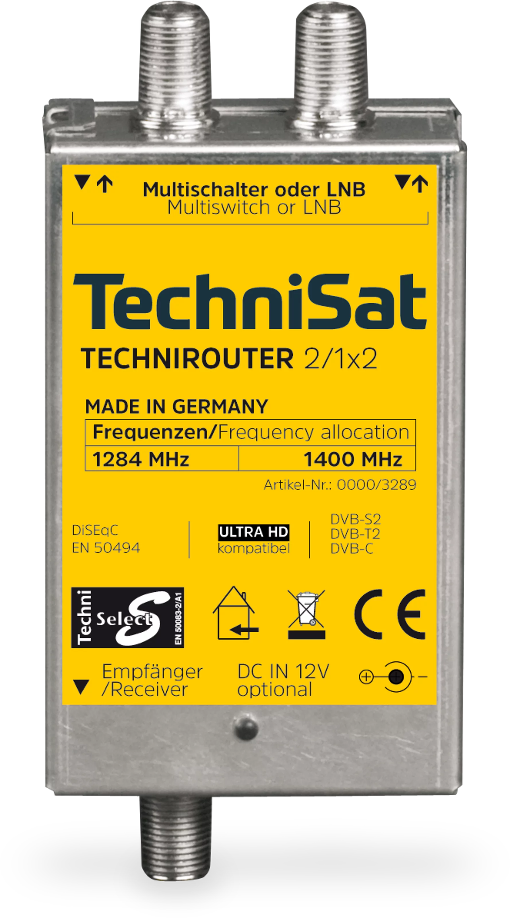 TechniSat TechniRouter Mini 0000/3289 2/1x2 Einkabellösung digital
