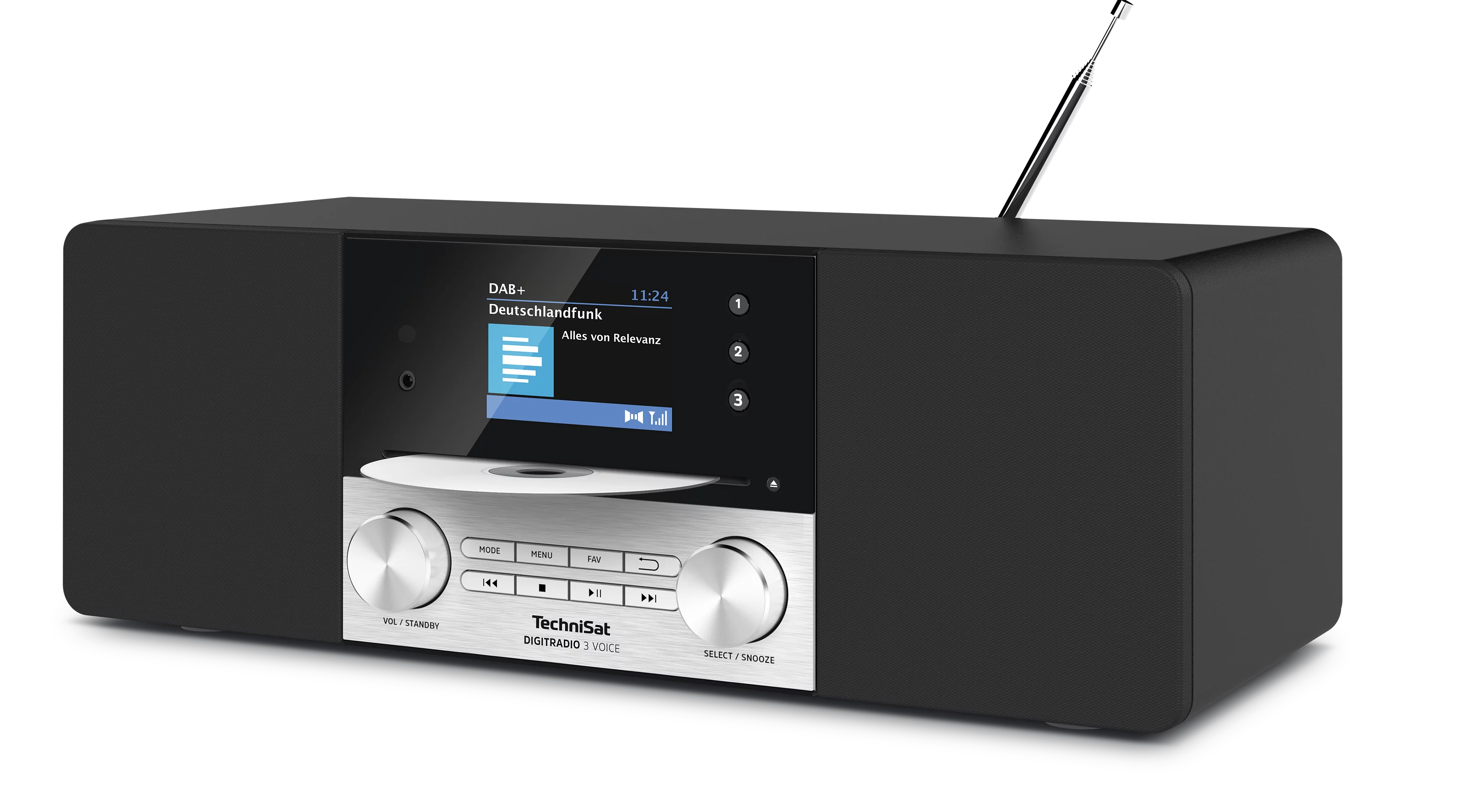 DIGITRADIO 3  VOICE (C-Ware) Schräg, Links