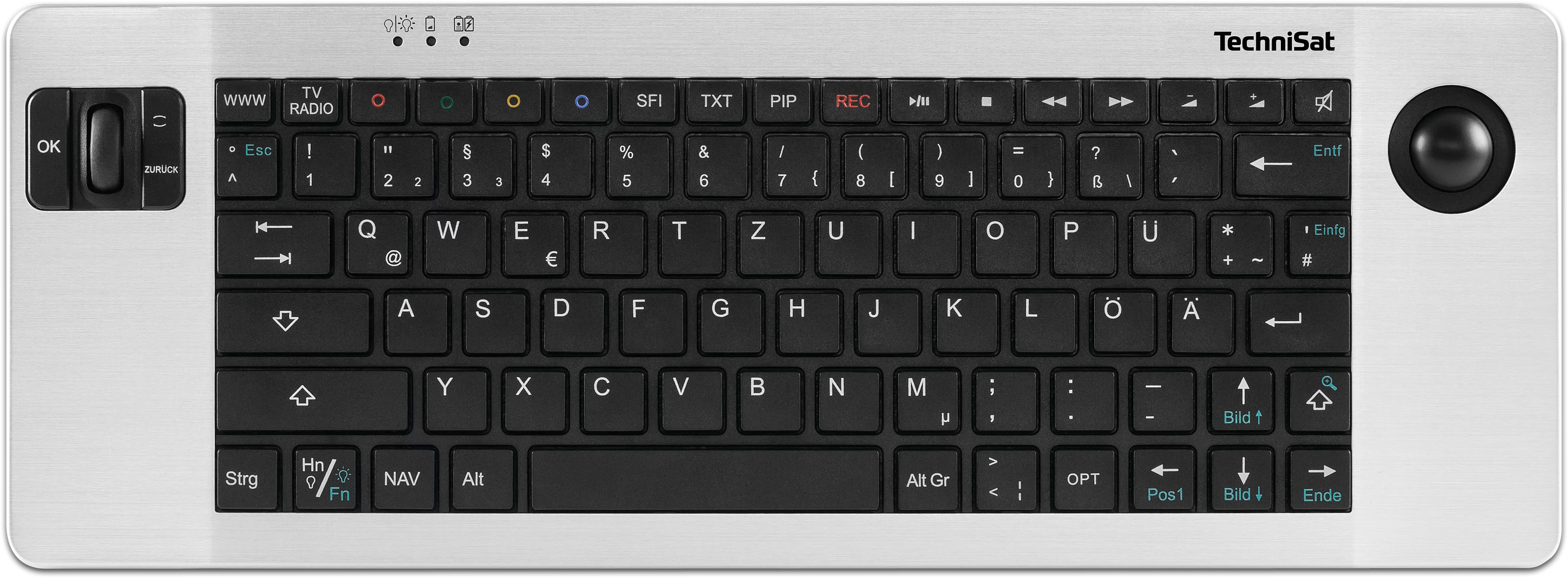 ISIO CONTROL Keyboard II Frontal, Front