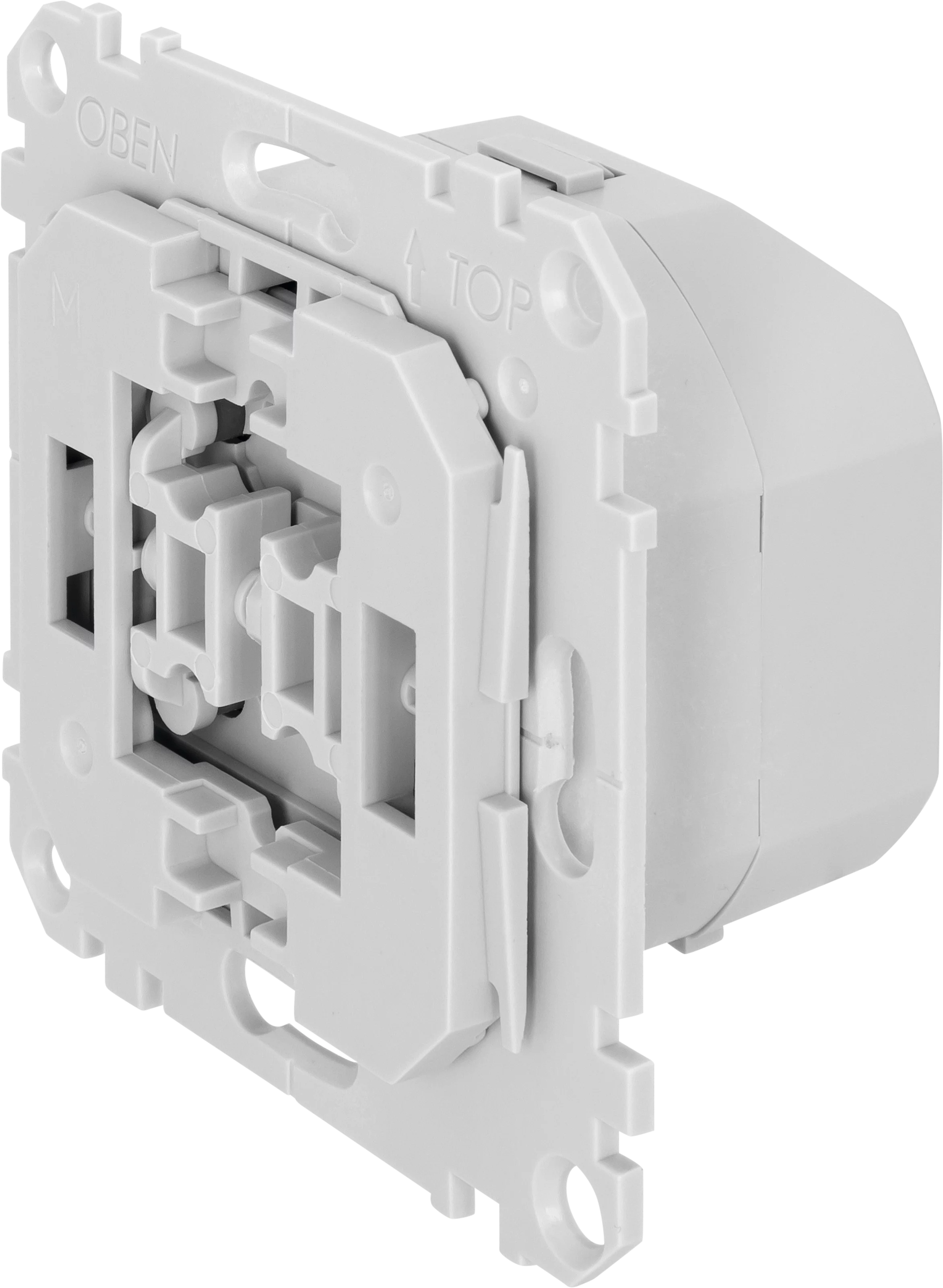 Two-way switch, complete, Merten Schräg, Links