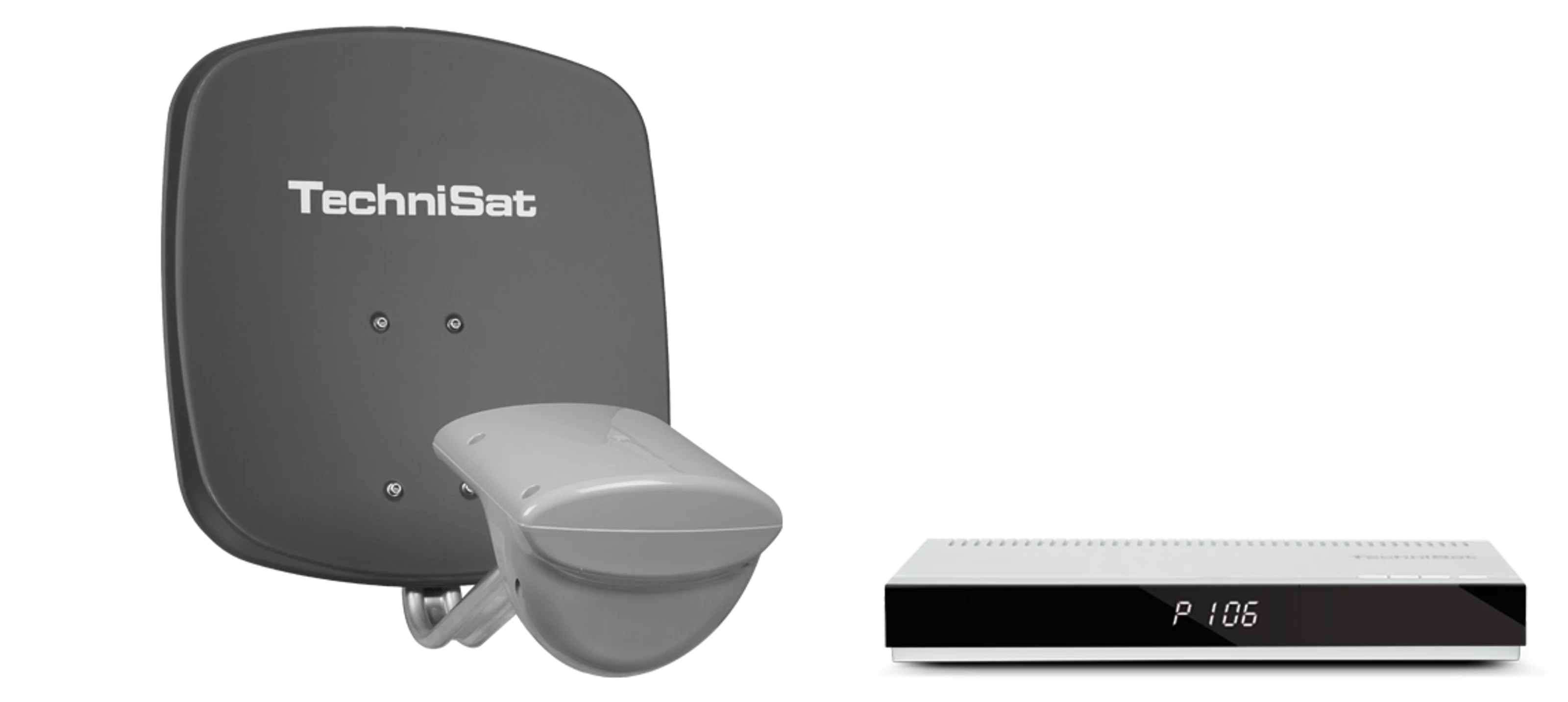 MULTYTENNE Twin (grau) + 1 x TECHNISTAR S2, silber Frontal, Front