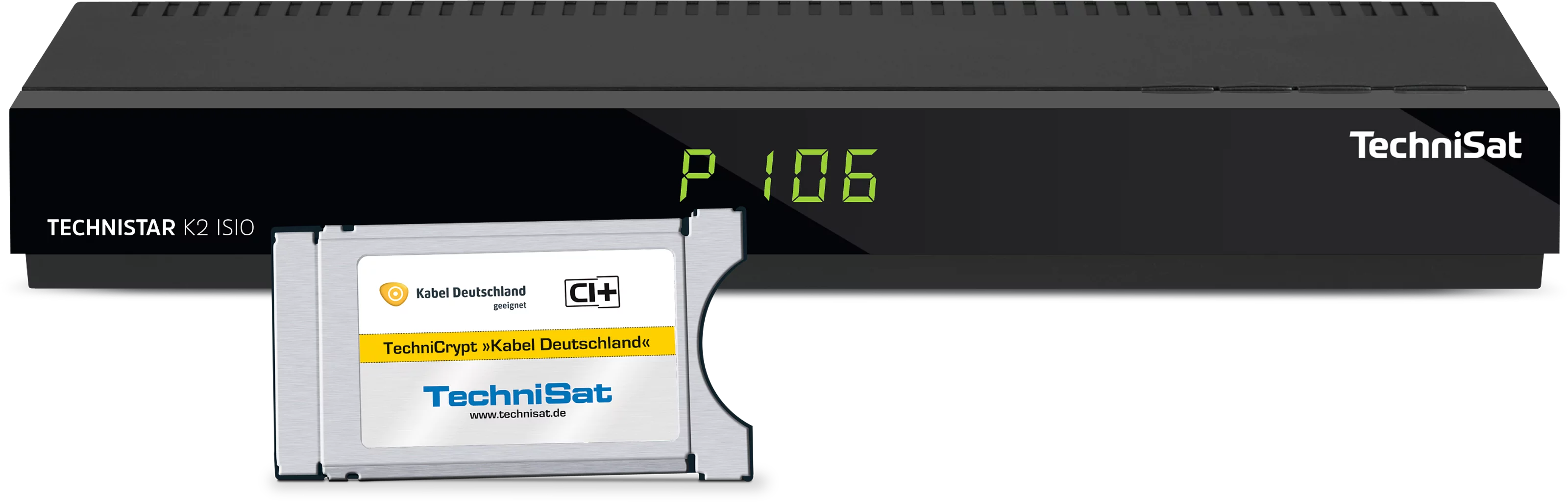 TECHNISTAR K2 ISIO KDG, inkl. Kabel Deutschland Modul Frontal, Front