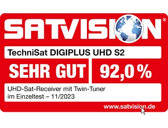 SATVISION 11/2023 "Sehr gut" - SATVISION 11/2023 "Sehr gut" -