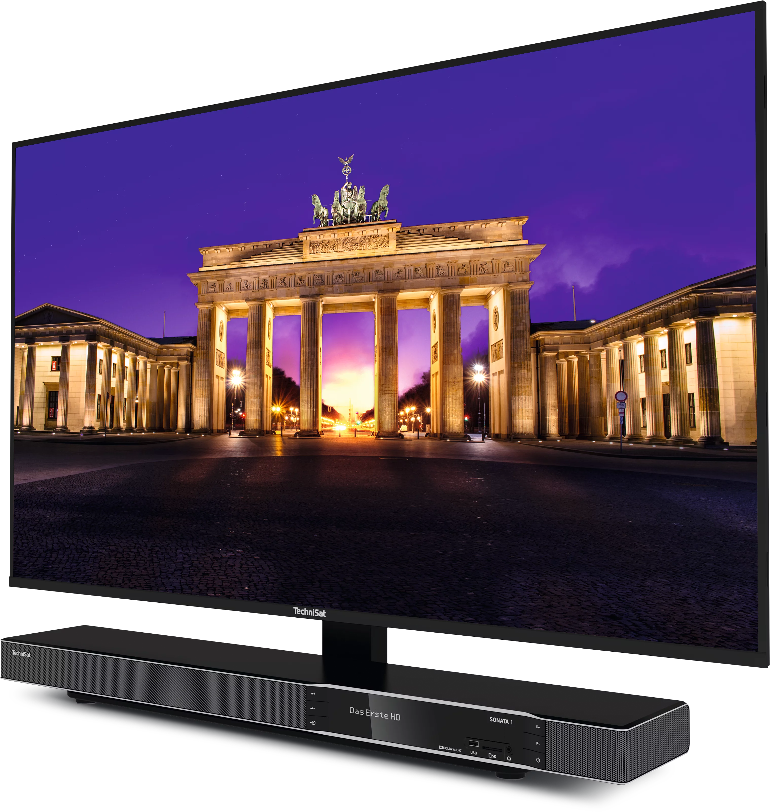 TV Universal-Mittelstandfuss Schräg, Rechts