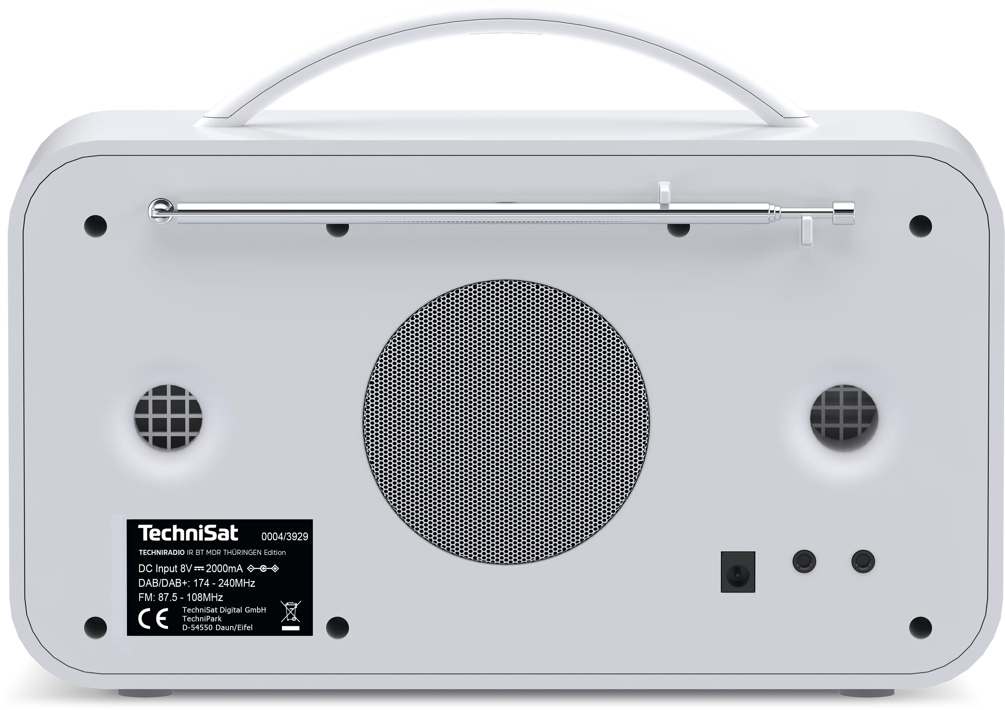 TECHNIRADIO 5 IR BT MDR Thüringen Edition Frontal, Rück