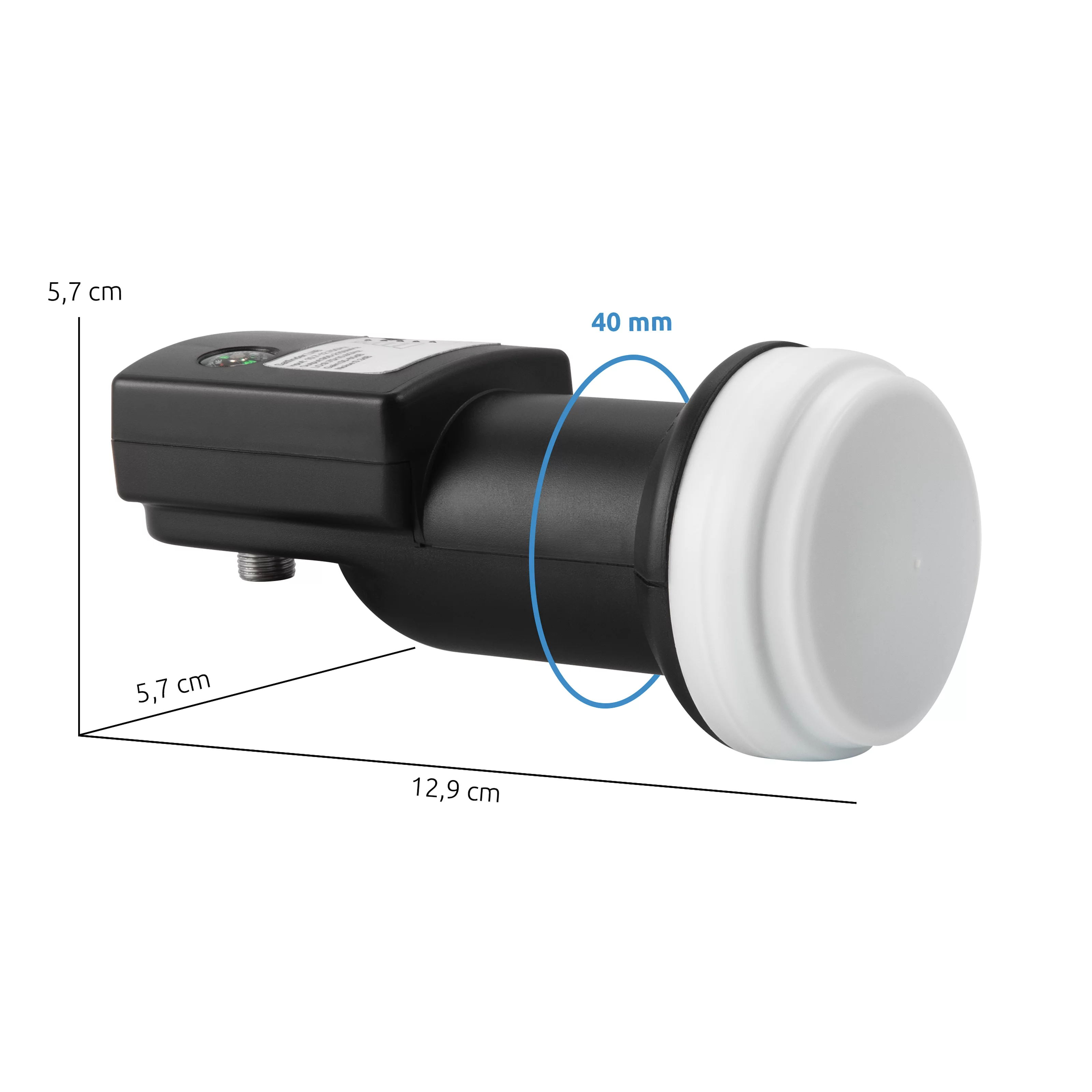 Universal-V/H-LNB mit Satfinder (B-Ware)