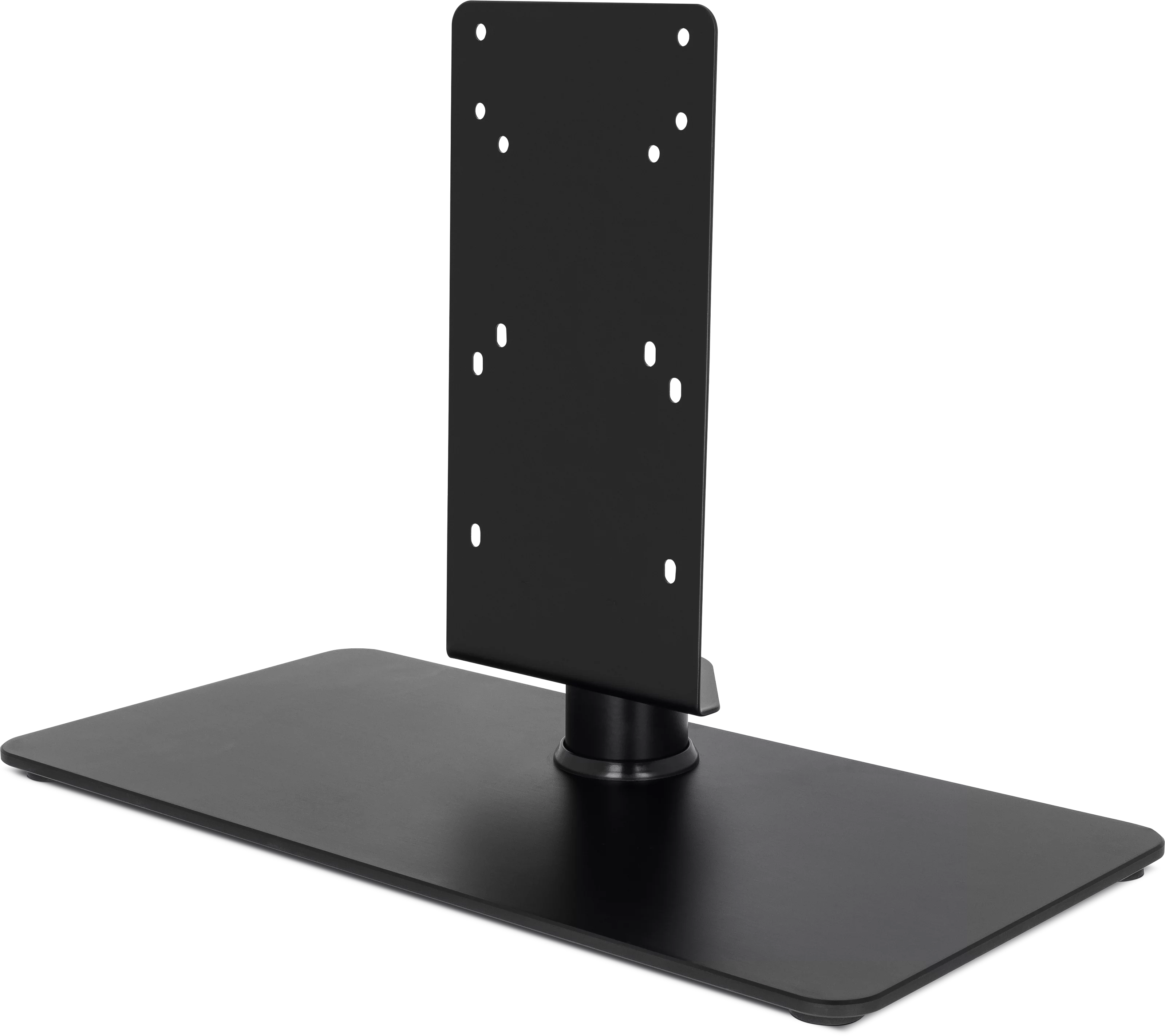 TV-Tischfuß mit Aluminiumboden Schräg, Links