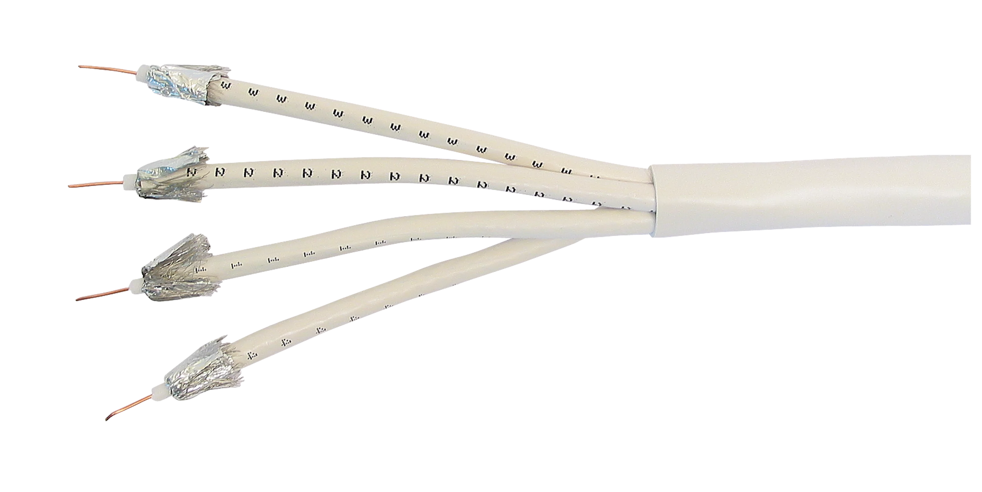 100 dB Multymedia-Kabel 4, 100-m-Ring Frontal, Front