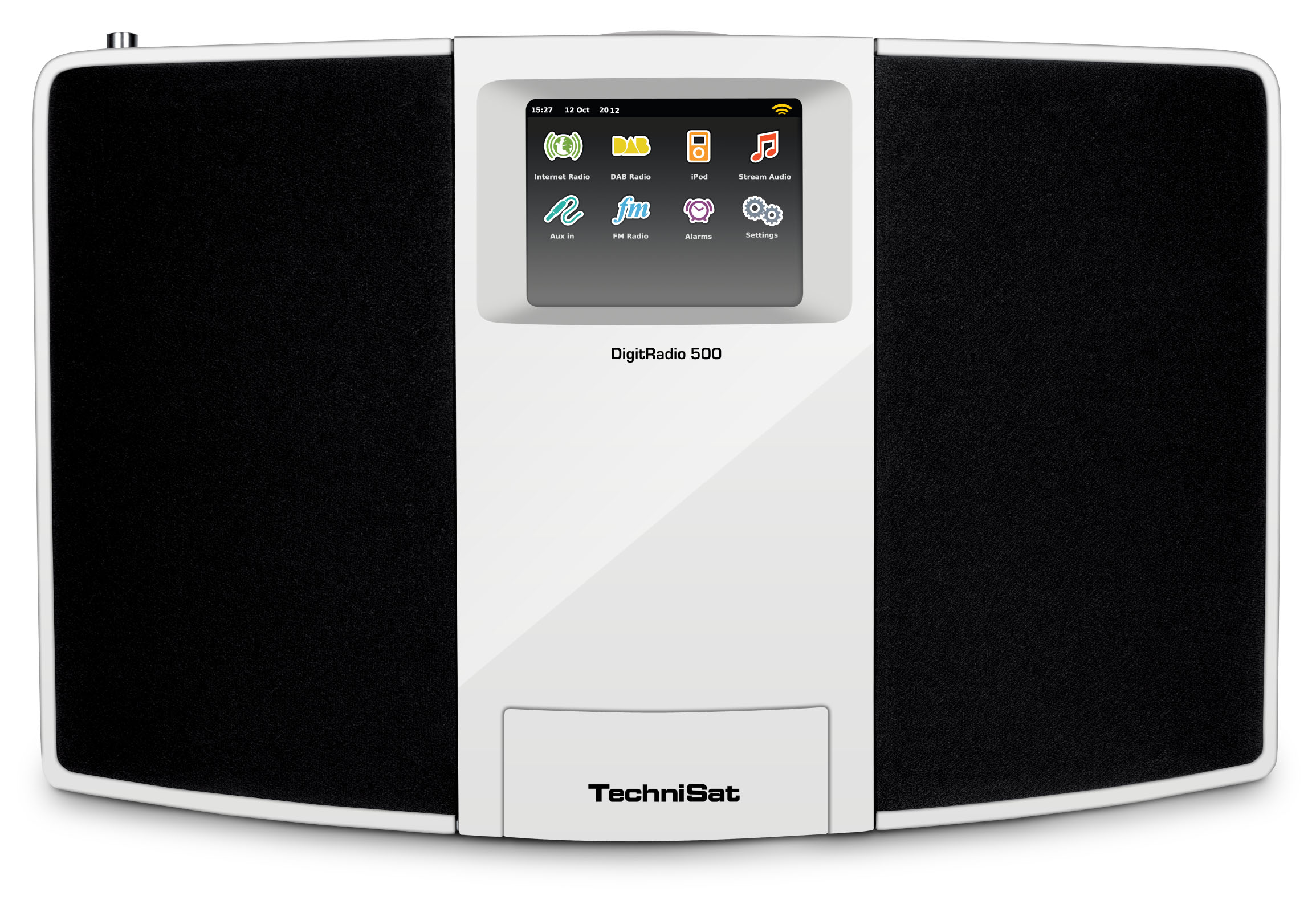 DIGITRADIO 500, white - high gloss Frontal, Front