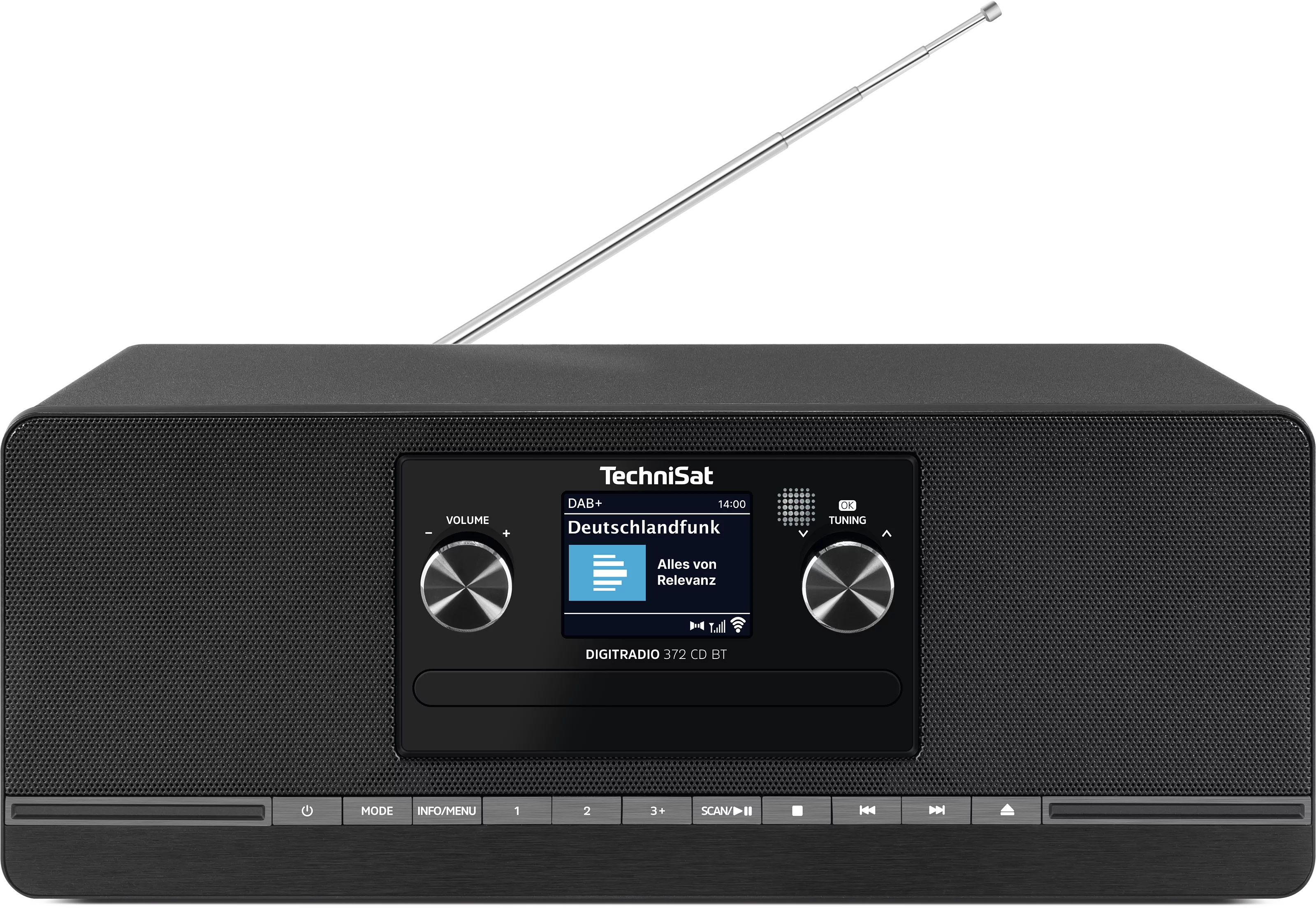 DIGITRADIO 372 CD BT, schwarz Frontal, Front