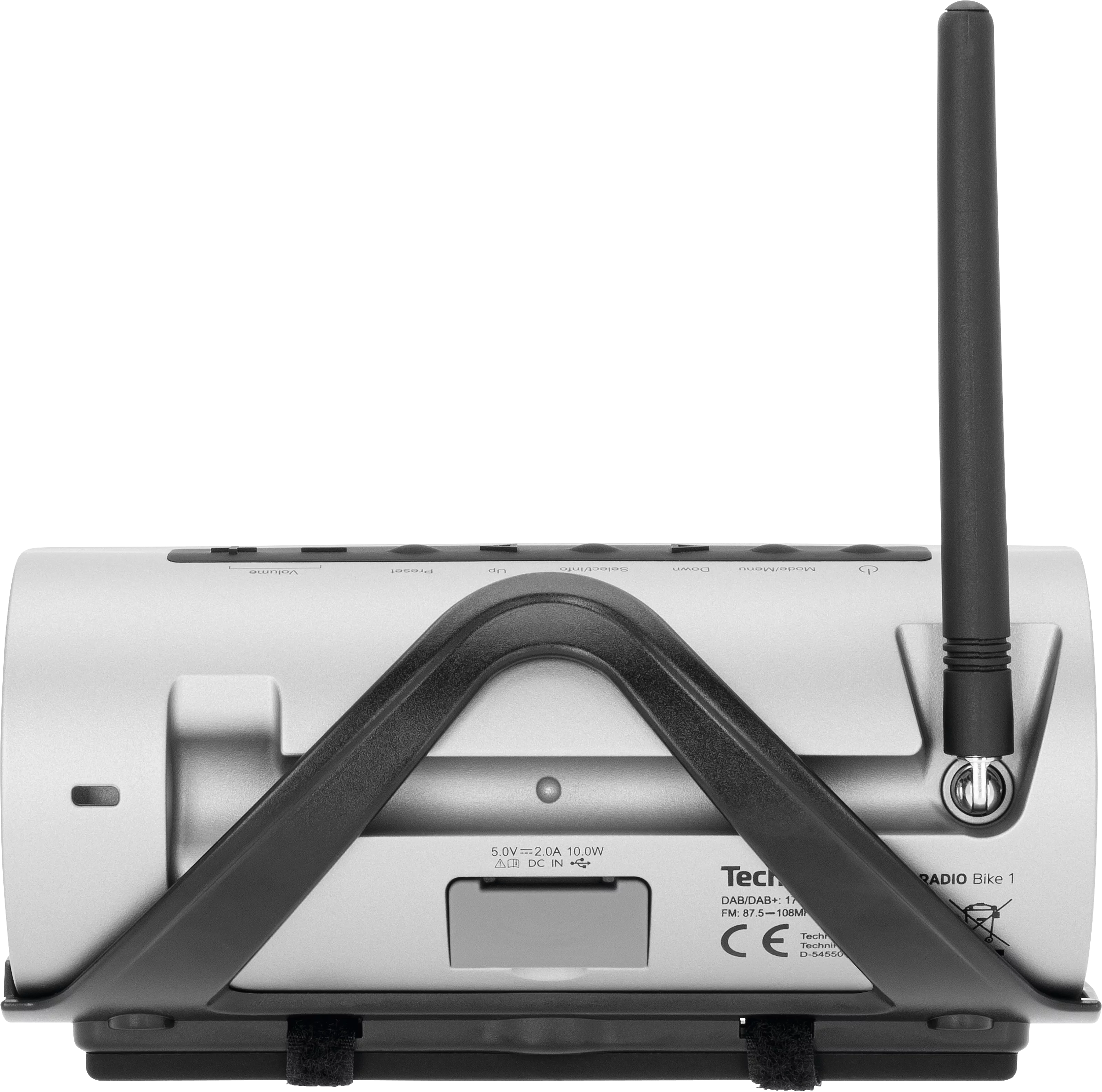 DIGITRADIO Bike 1 Frontal, Rück