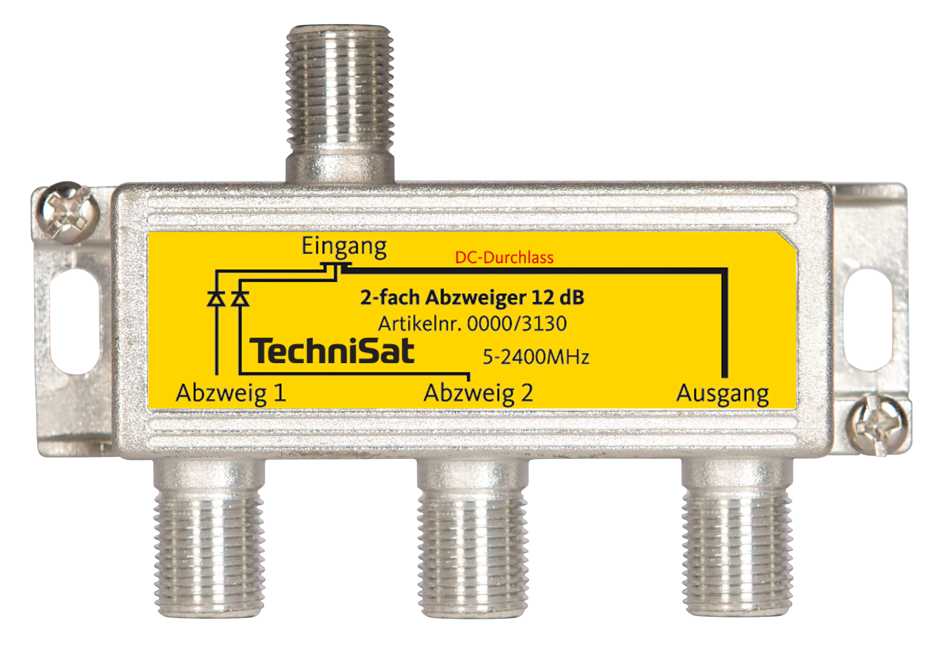 2-fach-Sat-Abzweiger 12 dB