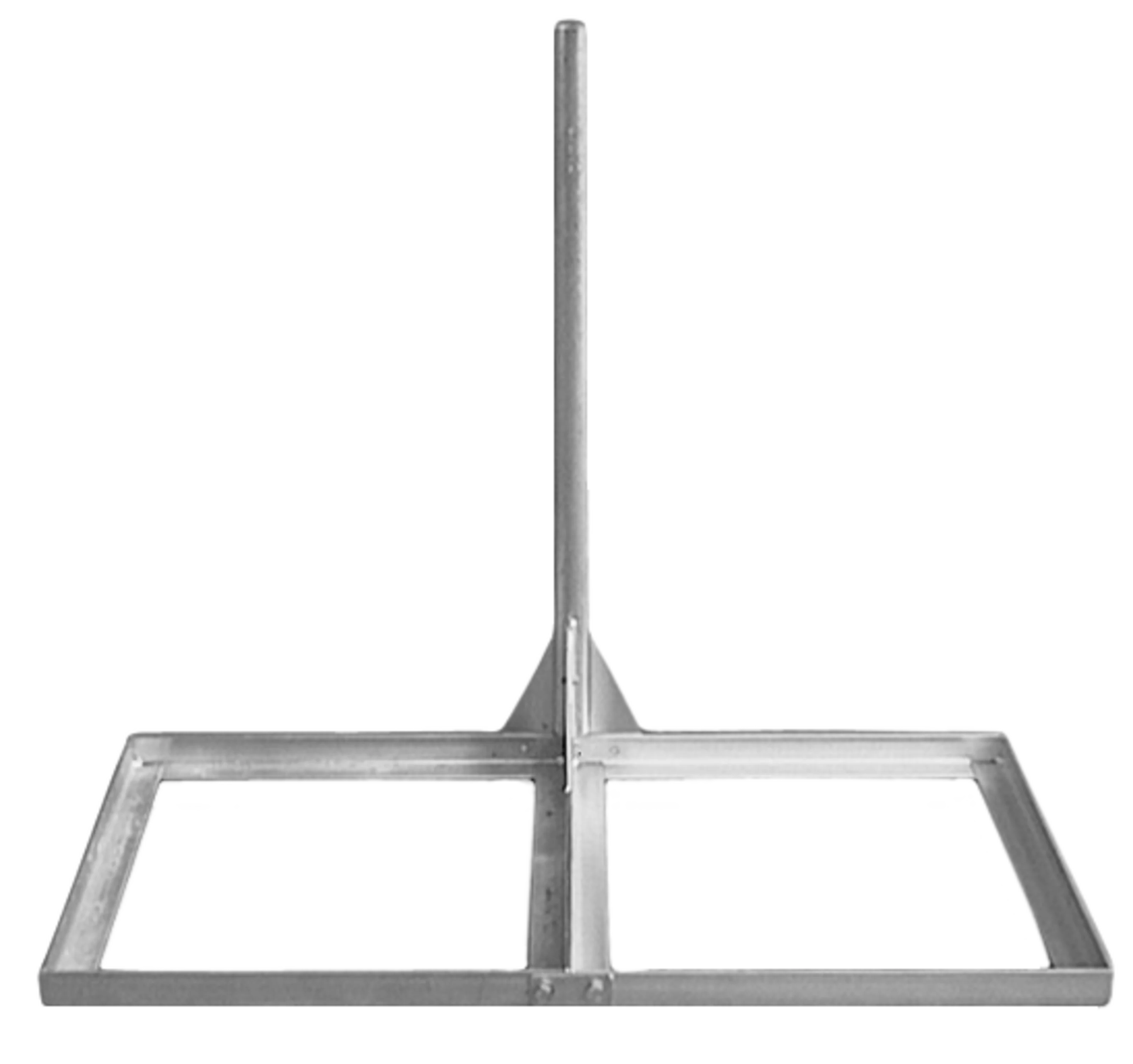 Balkonständer mit 2 Gehwegplatten-Aufnahmen Schräg, Rechts Balkonständer mit 2 Gehwegplatten-Aufnahmen Schräg, Rechts