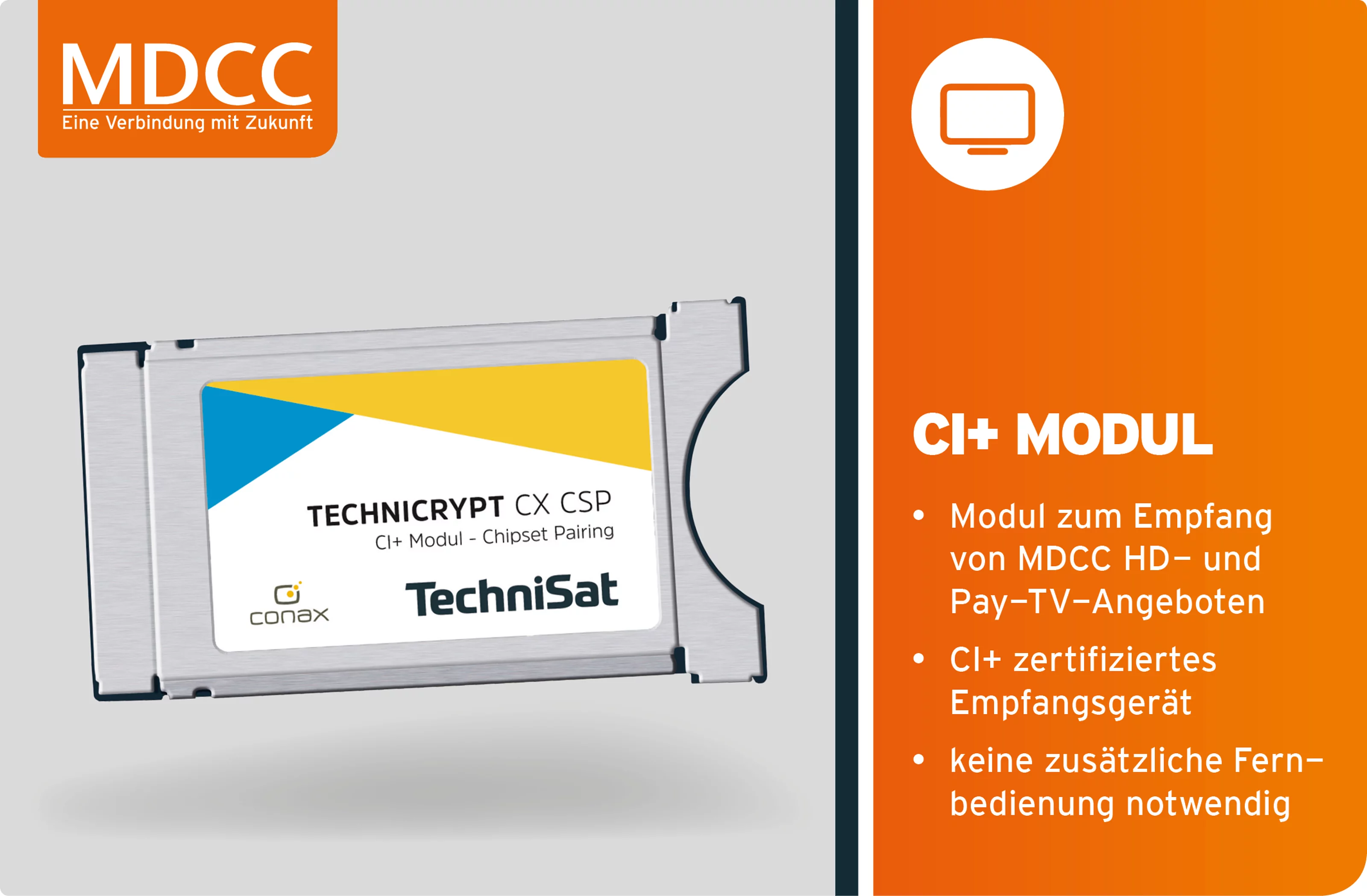 TECHNICRYPT CX CSP mit SC für MDCC Frontal, Front