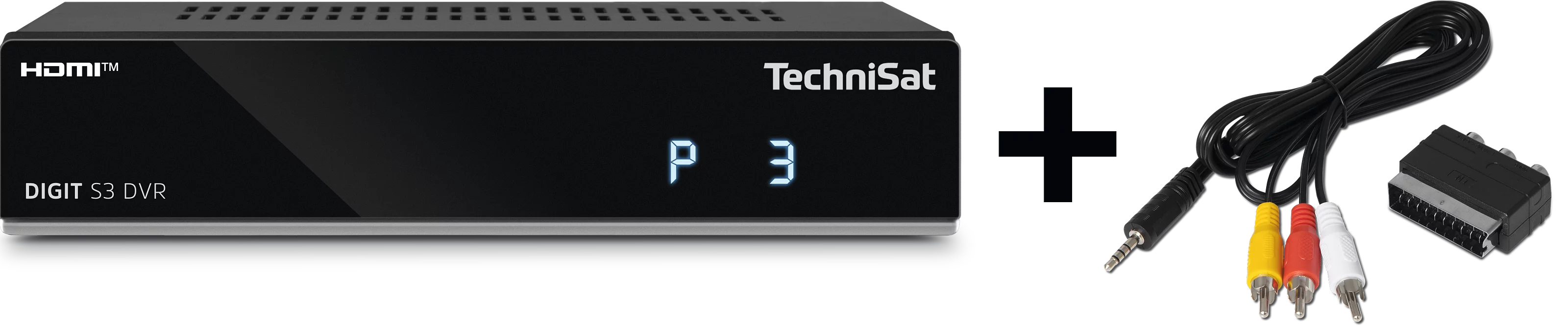 DIGIT S3 DVR inkl. Scart Adapter