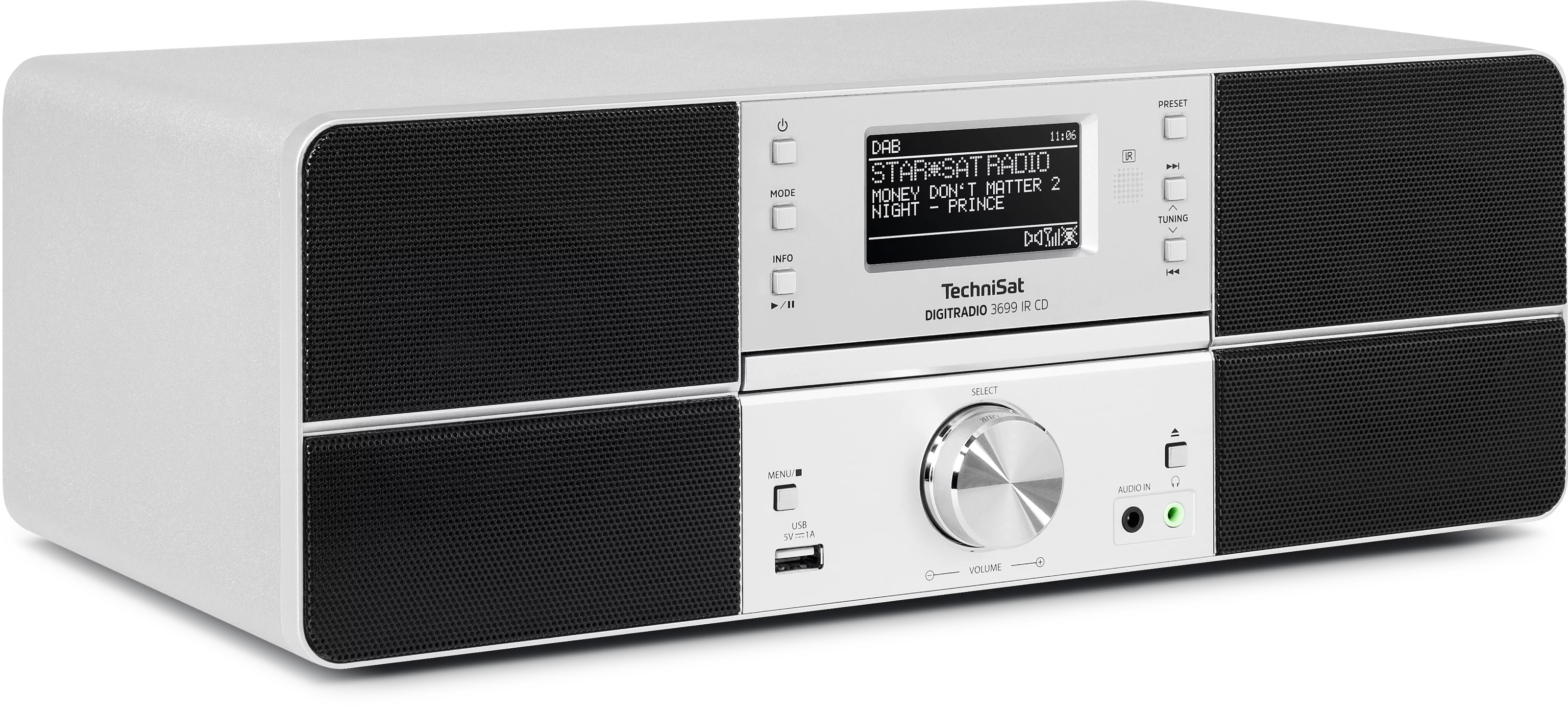 DIGITRADIO 3699 IR CD (B-Ware) Schräg, Rechts