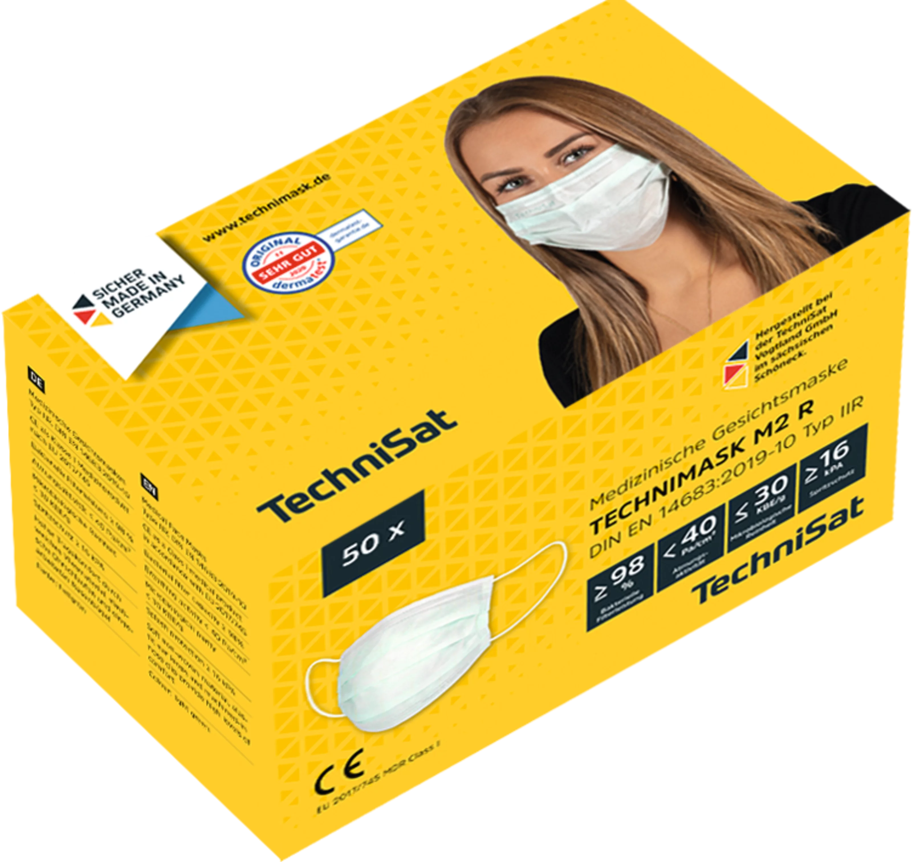 TECHNIMASK M2 R, 50 pieces (5 packs of 10 pieces) MVerpackung