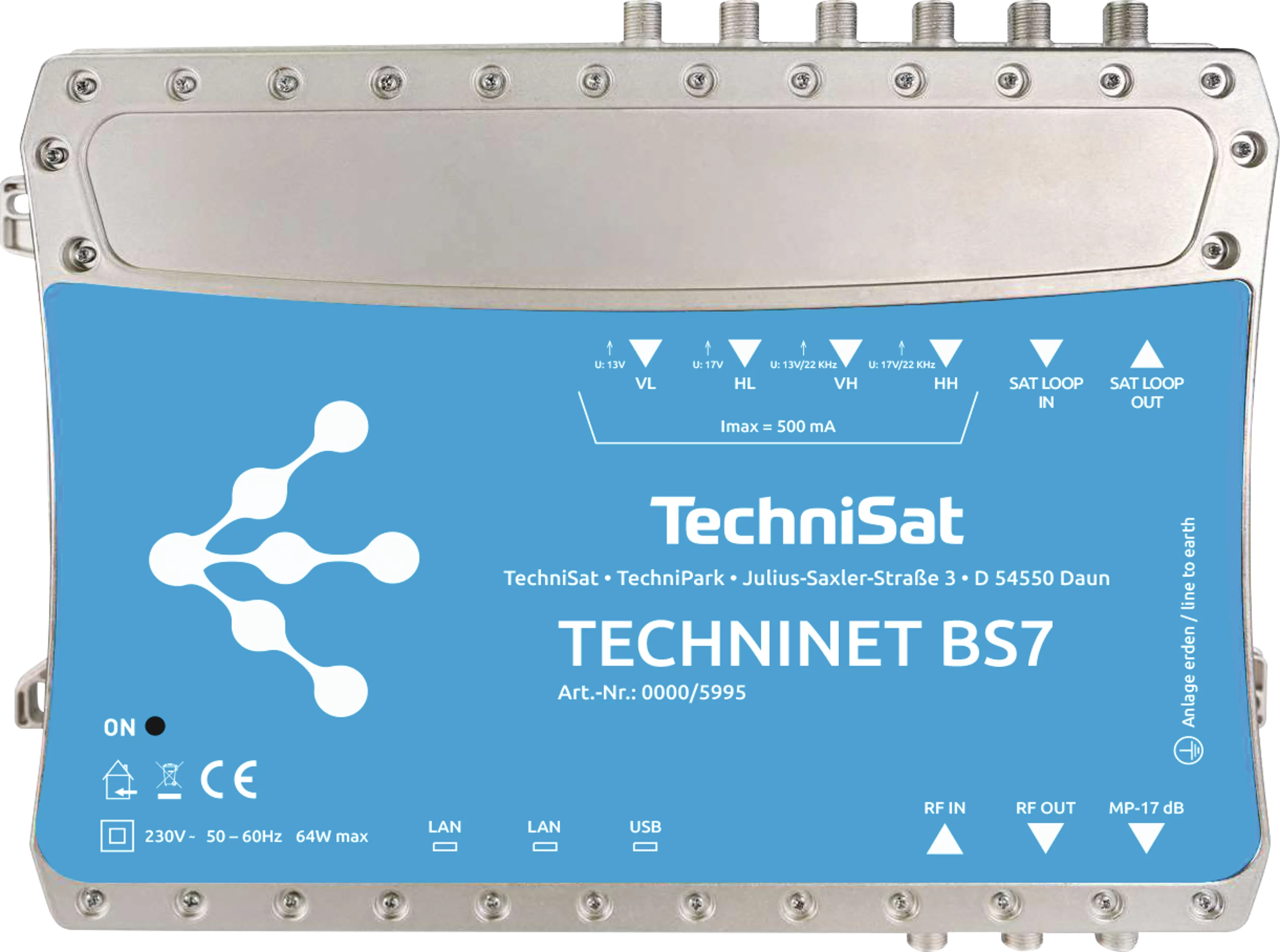 TECHNINET BS7 Frontal, Front