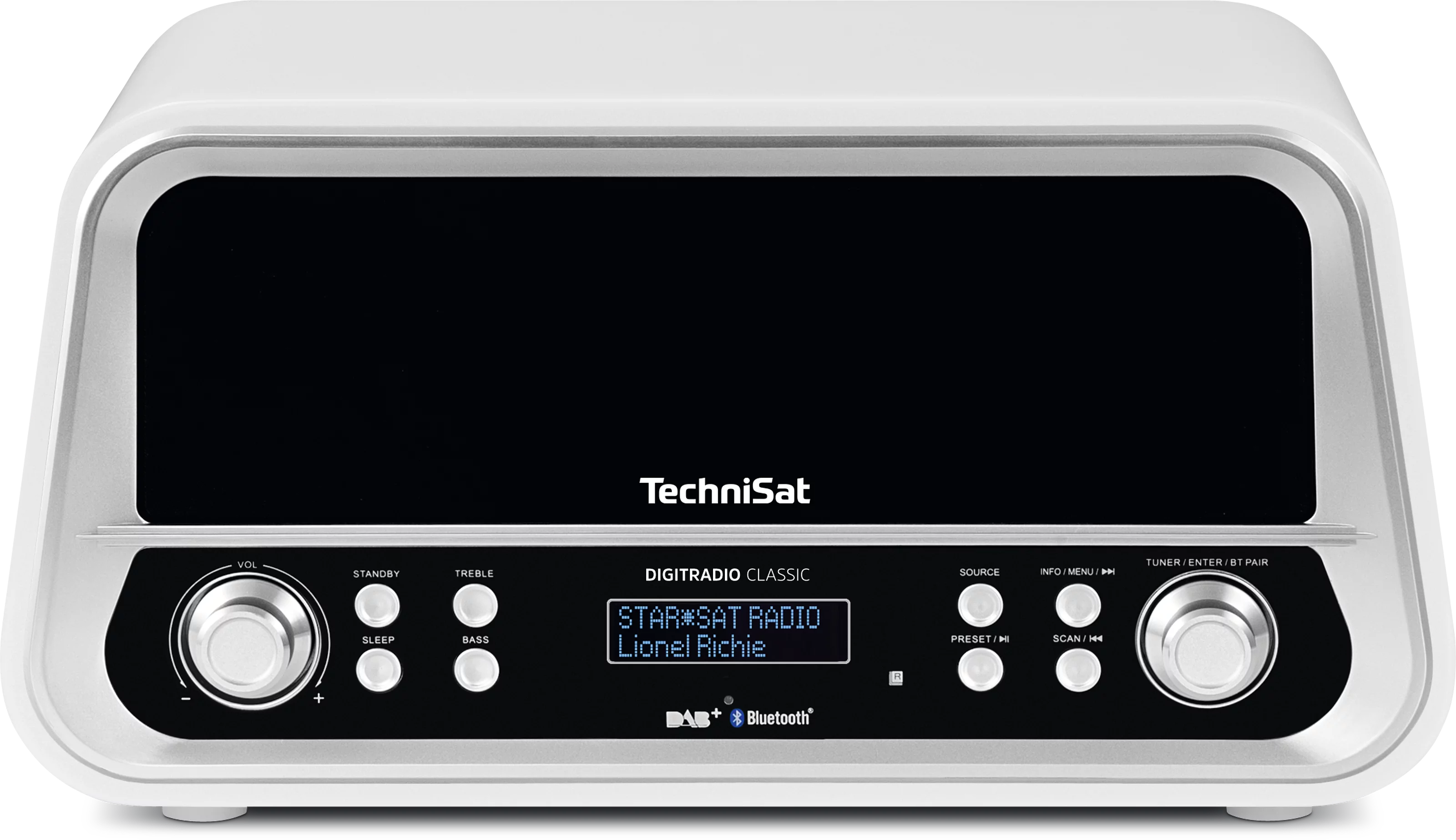 DIGITRADIO CLASSIC, white Frontal, Front