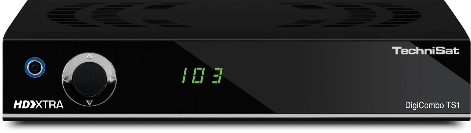 TechniSat DigiCombo TS1, black Frontal, Front