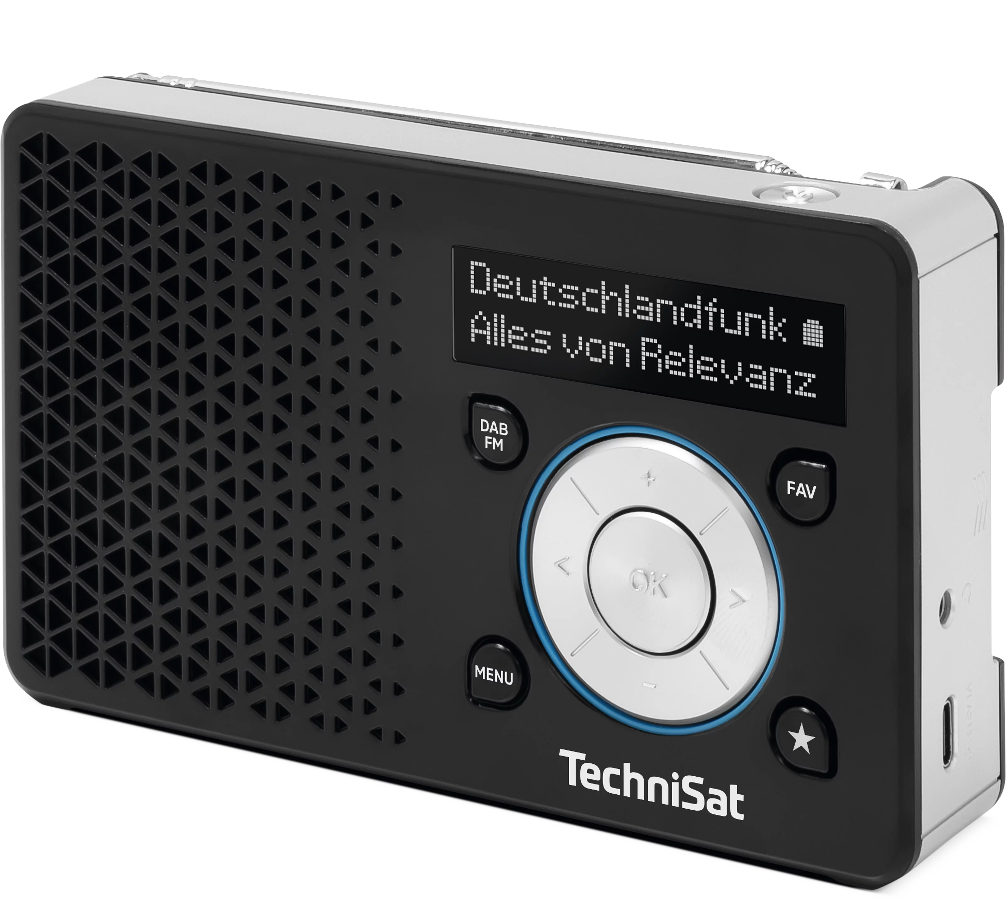 DIGITRADIO 1 A Schräg, Links