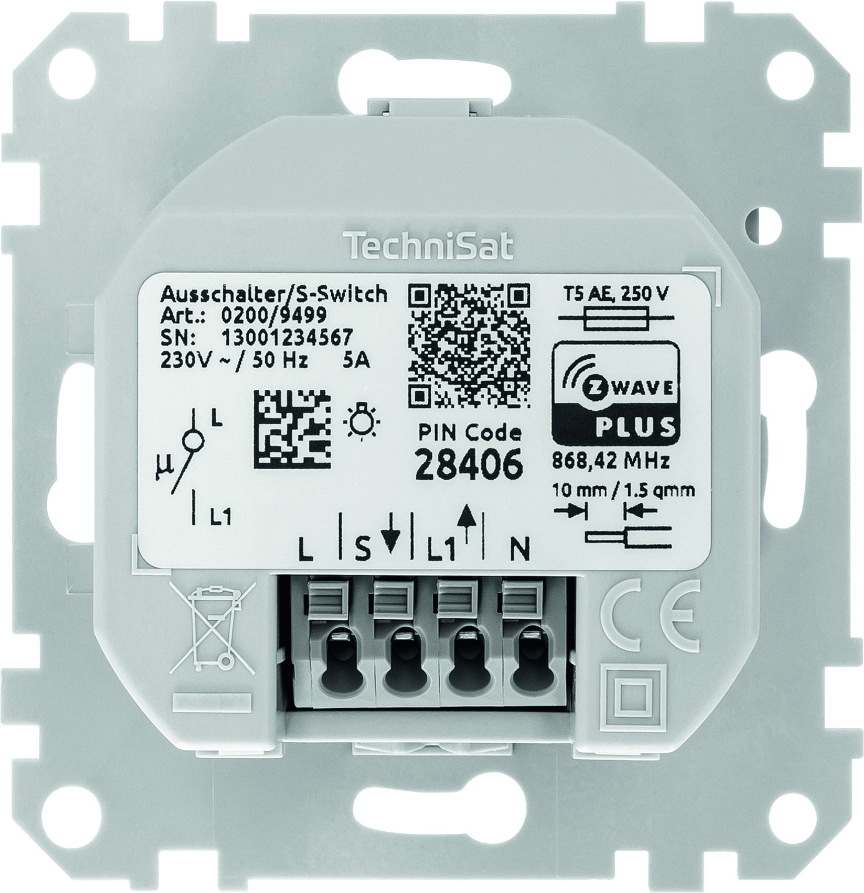 Ausschalter Merten, System M
