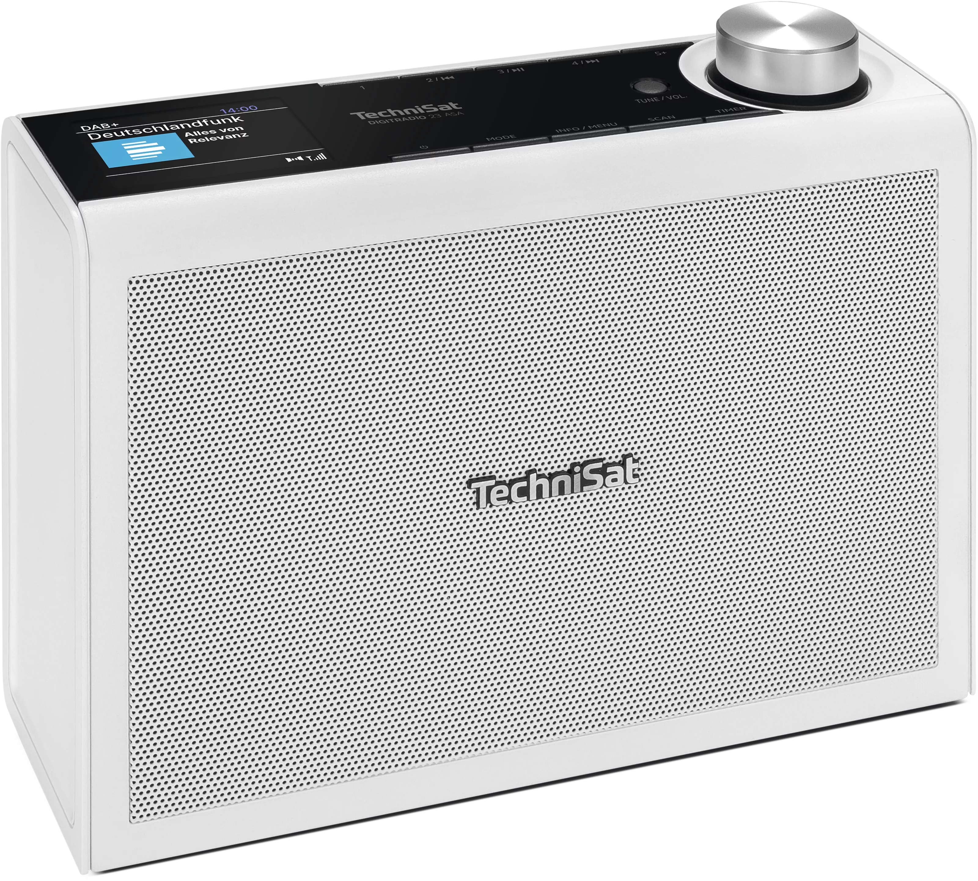 DIGITRADIO 23 ASA, weiß Schräg, Rechts