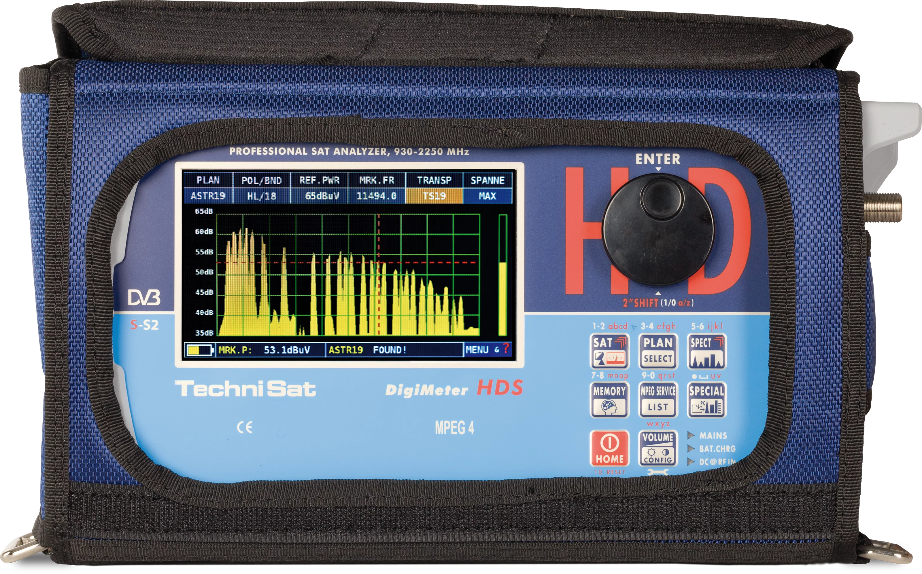 DigiMeter HDS Frontal, Front