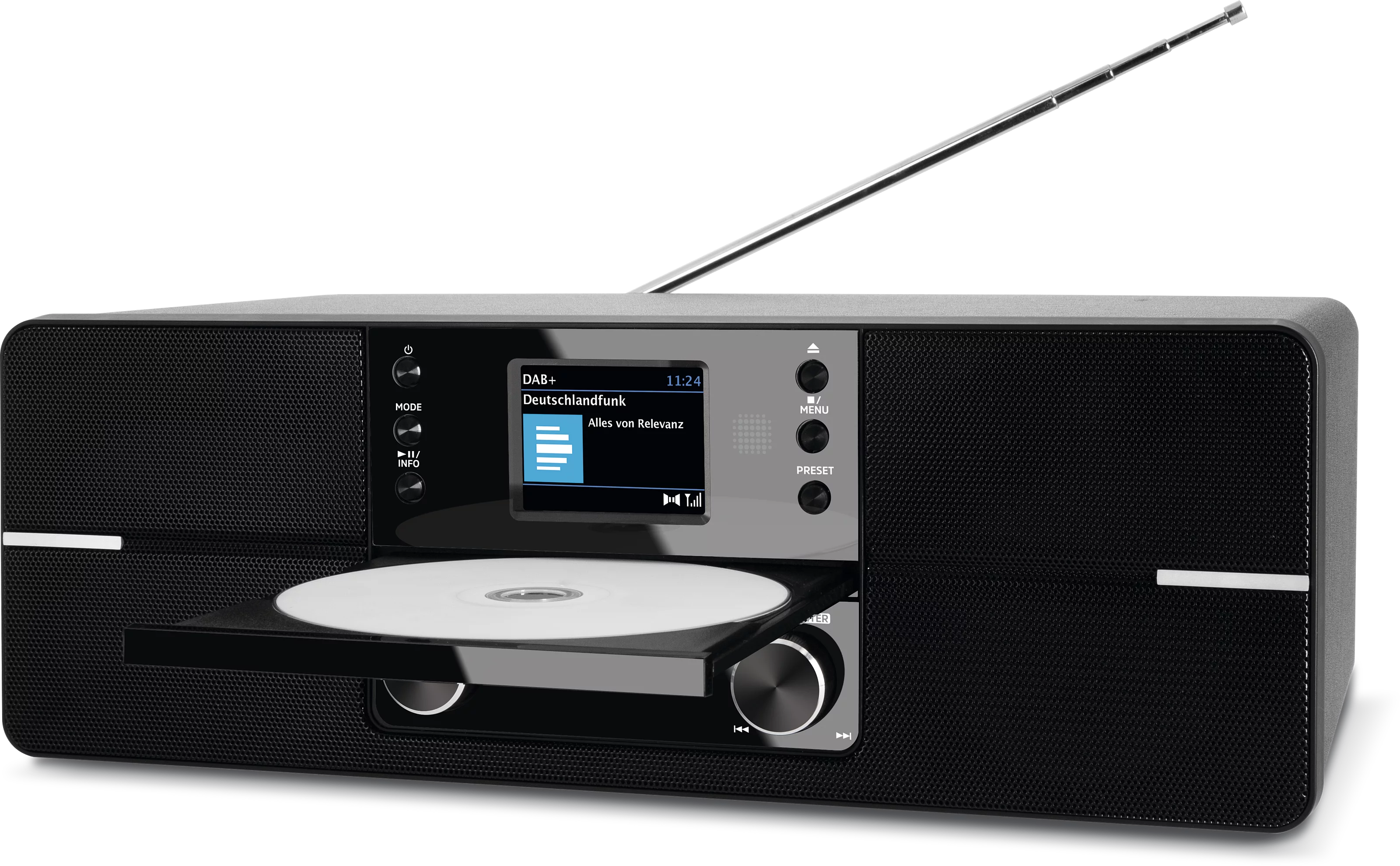 DIGITRADIO 371 CD BT (B-Ware) Schräg, Links