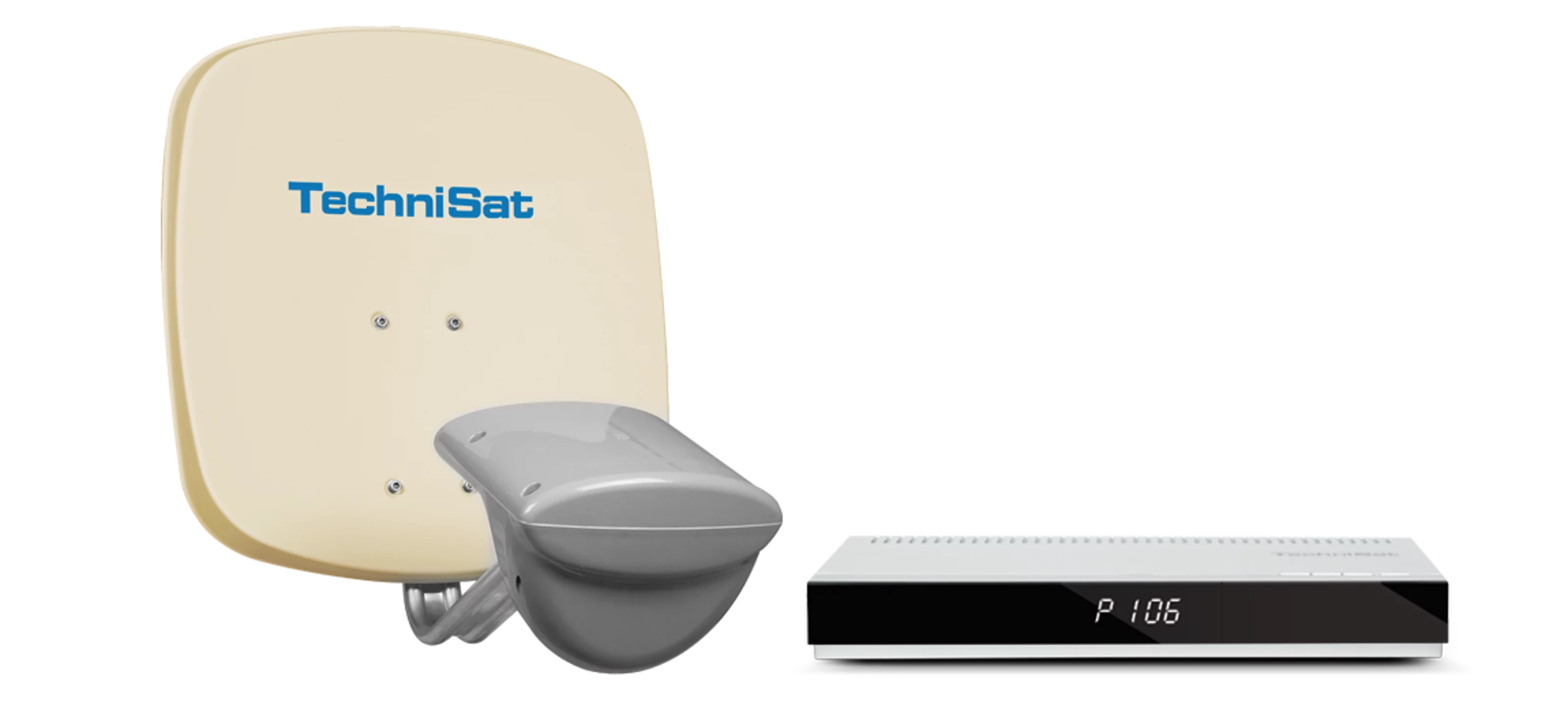 MULTYTENNE Twin (beige) + 1 x TECHNISTAR S2, silber Frontal, Front