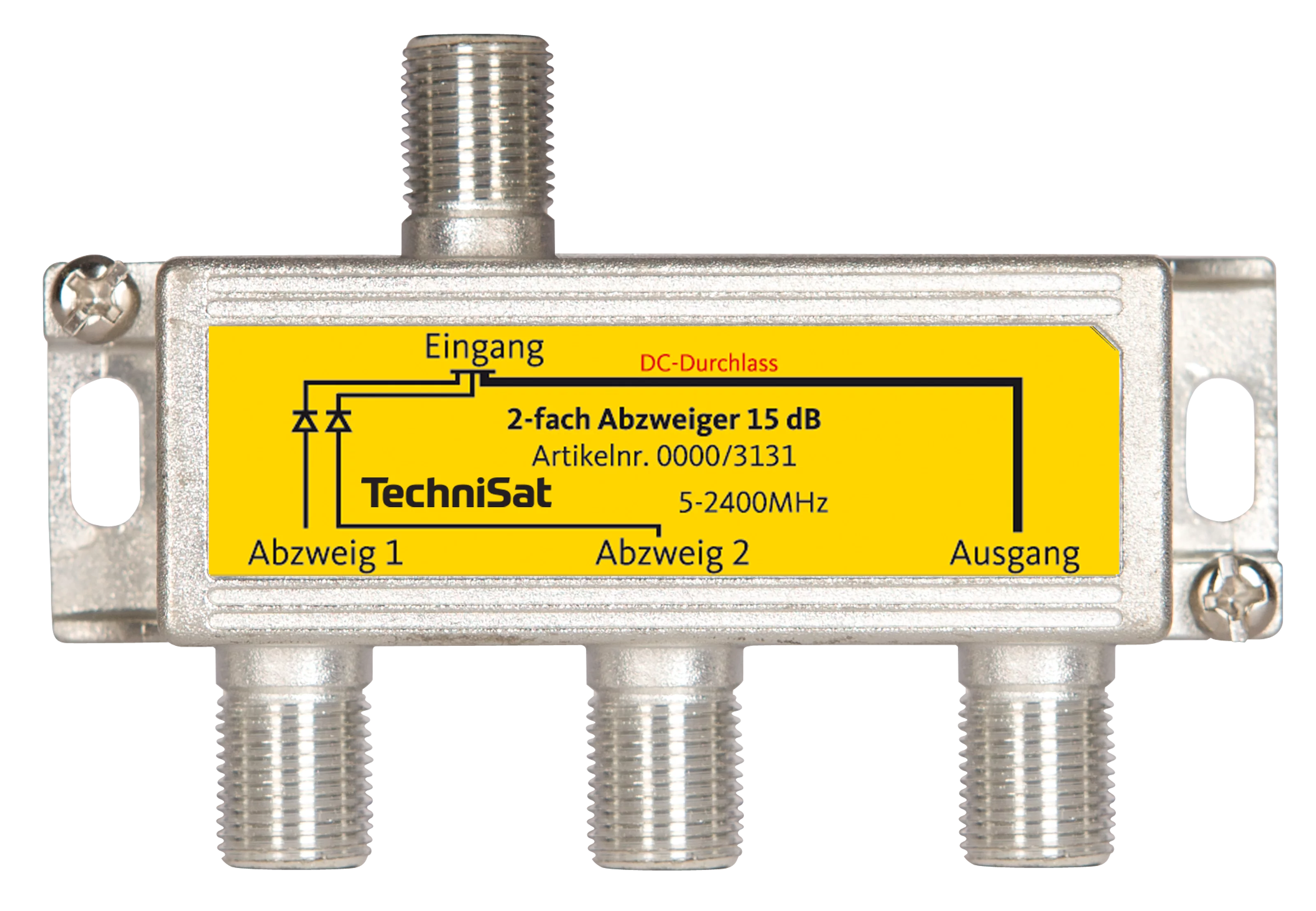 2-fach-Sat-Abzweiger 15 dB