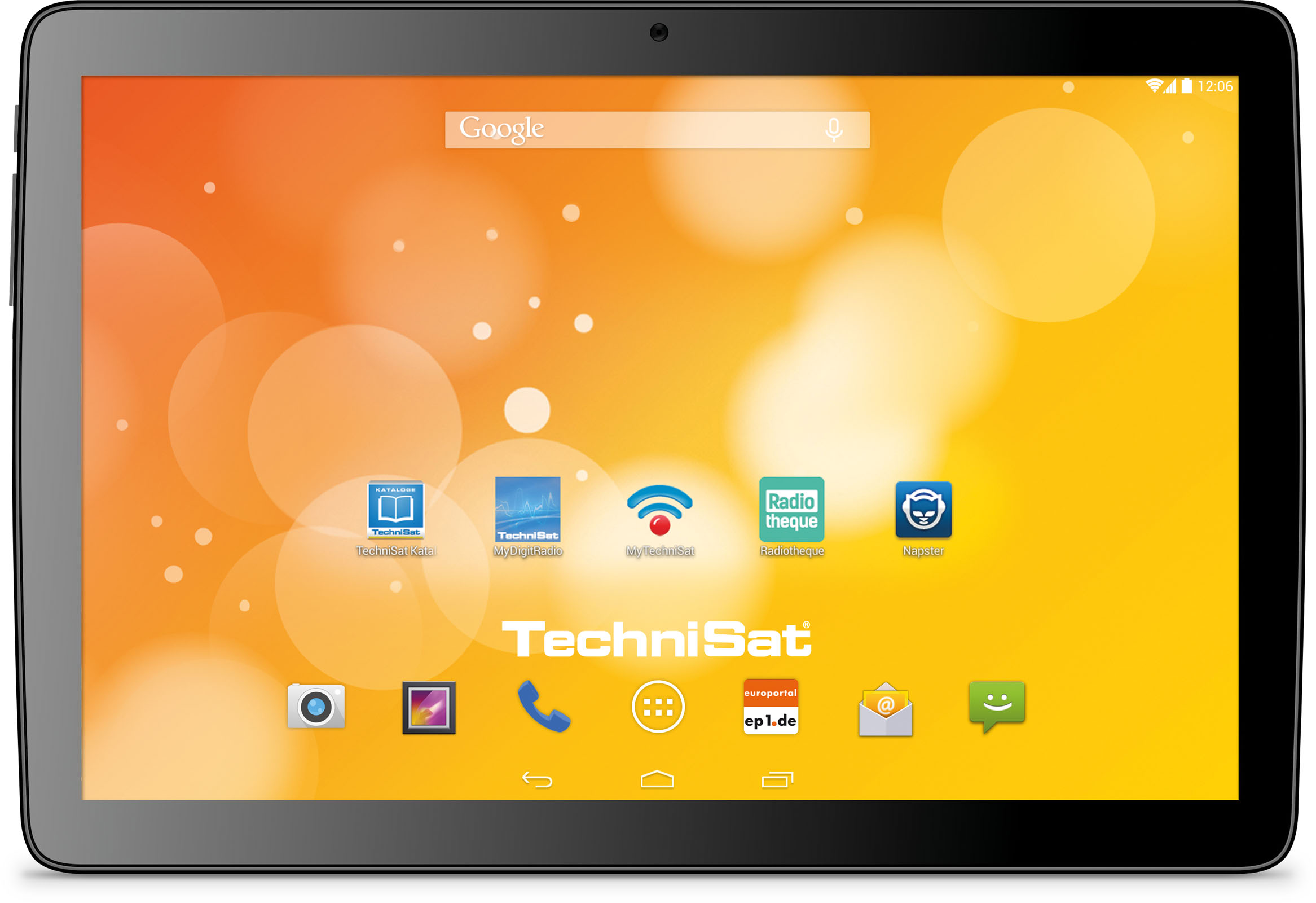 TECHNIPAD 10G-HD (10,1 Zoll / 25,65 cm) Frontal, Front