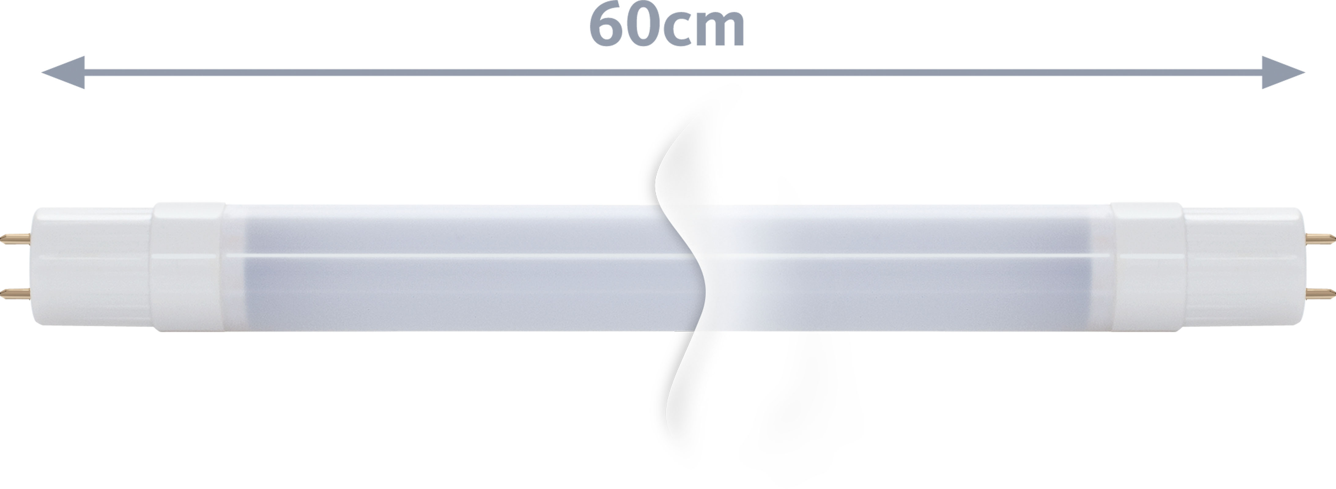 TECHNILUX Tube 60 cm, 9 W, milky, Neutralweiß