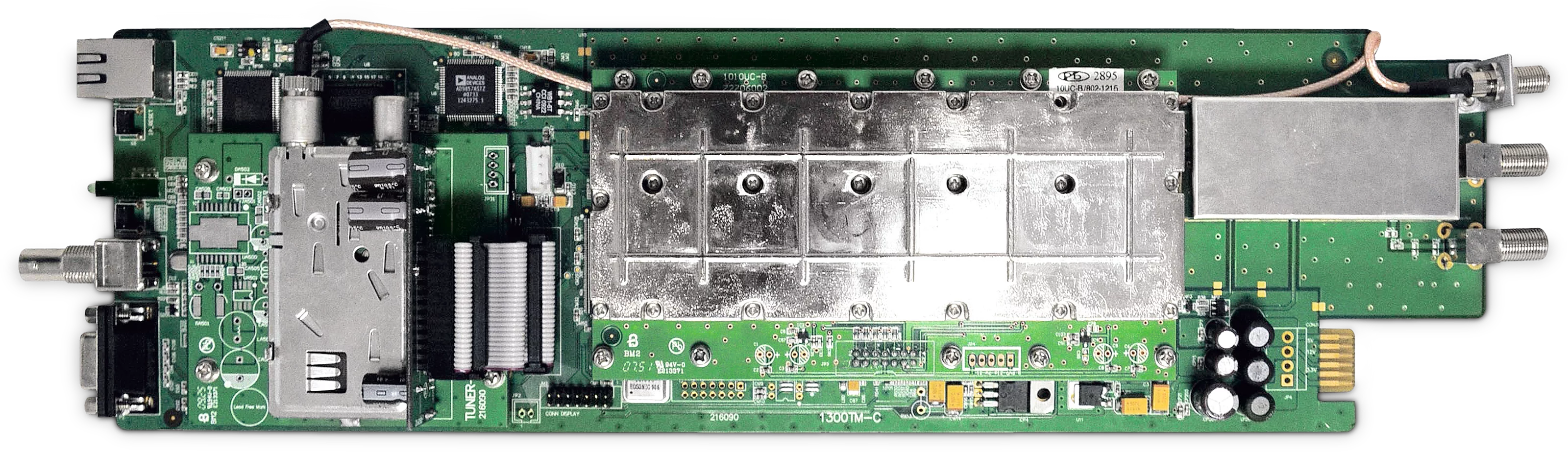 ASI/DVB-T Transmodulator Frontal, Front