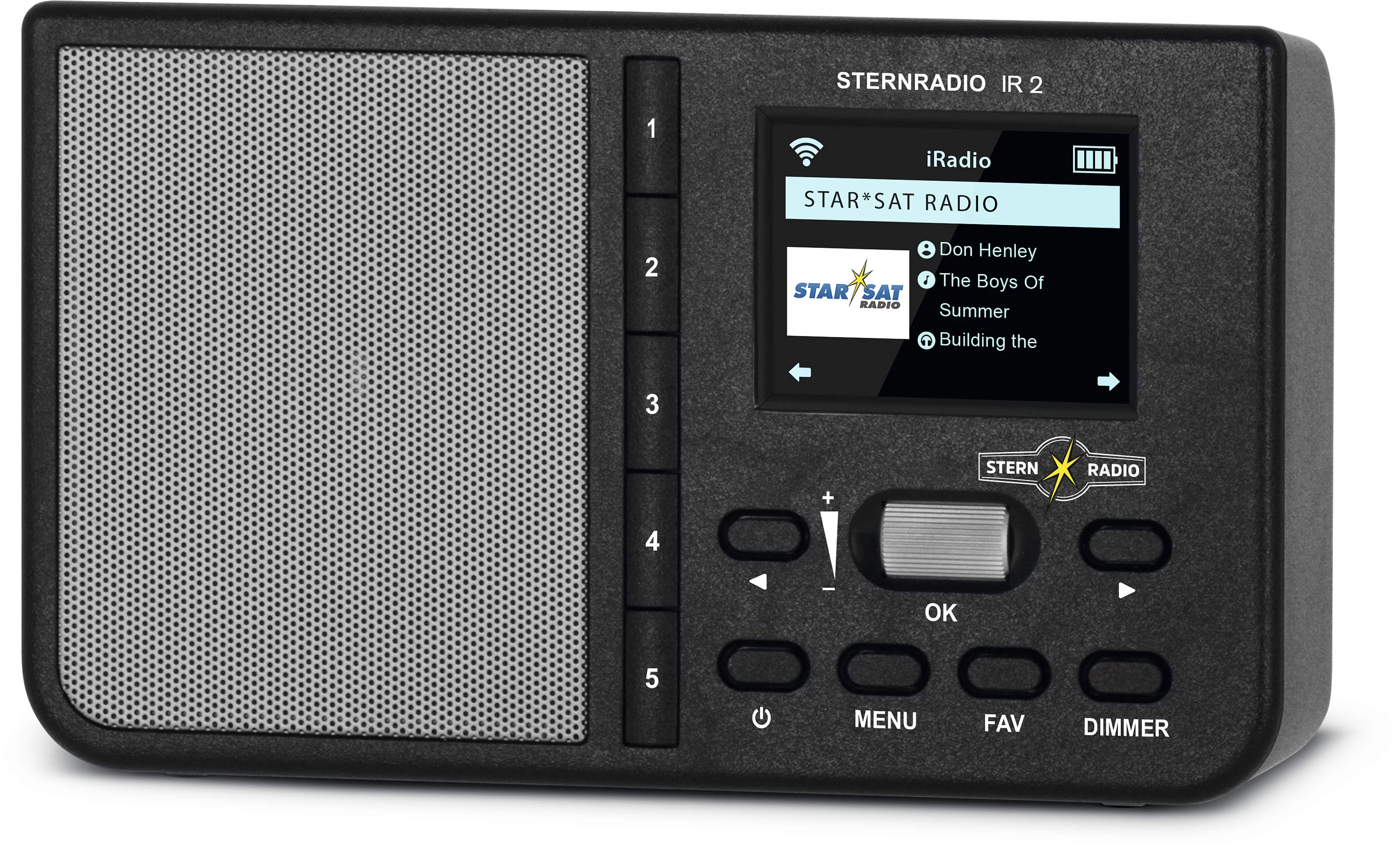 STERNRADIO IR 2 Schräg, Links