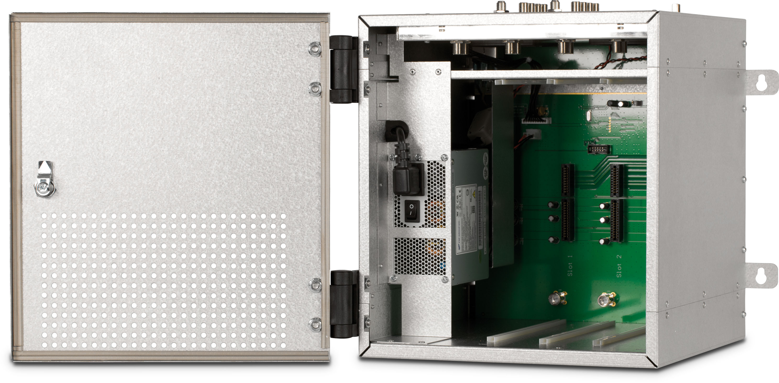 TECHNINET BS4 Light, Basiseinheit für 4 Karten Schräg, Links