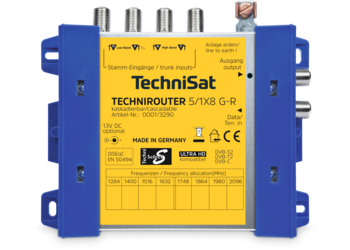 TECHNIROUTER 5/1x8 G-R (Grundeinheit) Frontal, Front