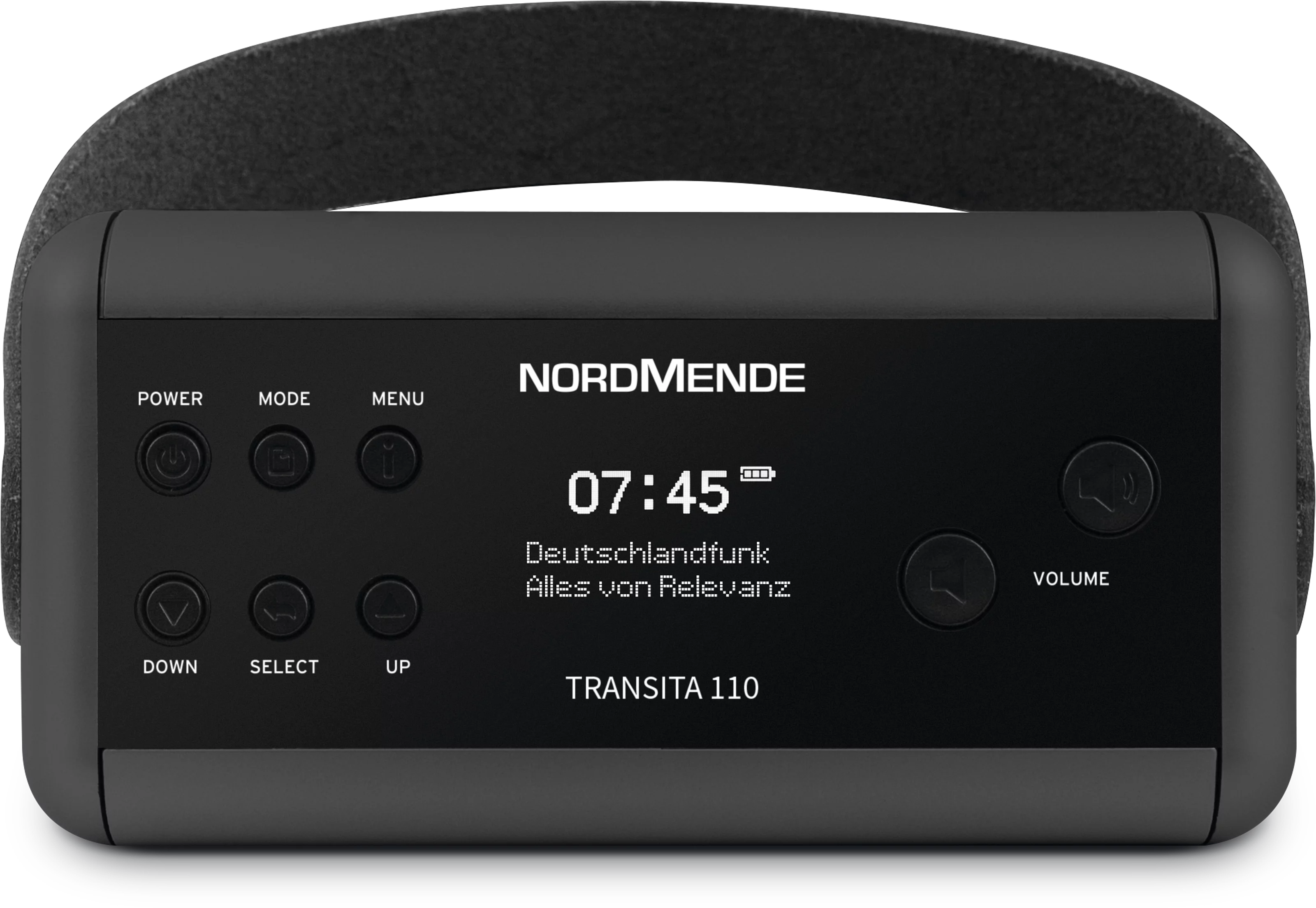 Transita 110 Frontal, Oben