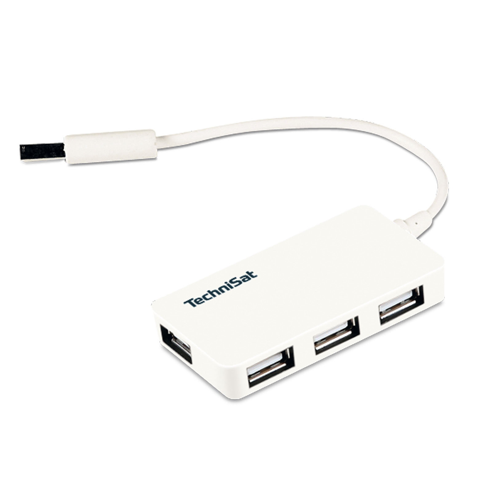 4-Port-USB-Hub Schräg, Links