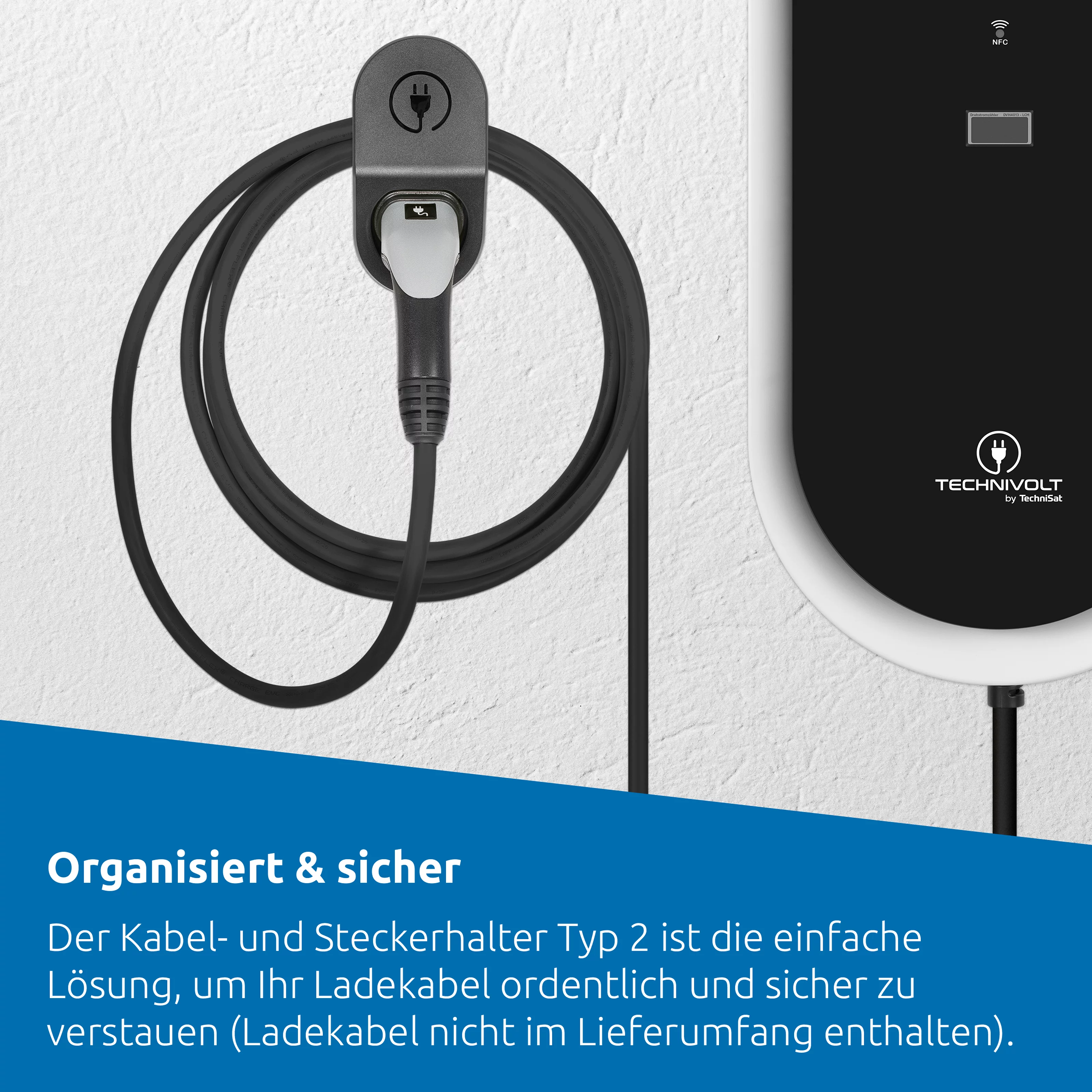 Kabel- und Steckerhalter Typ 2