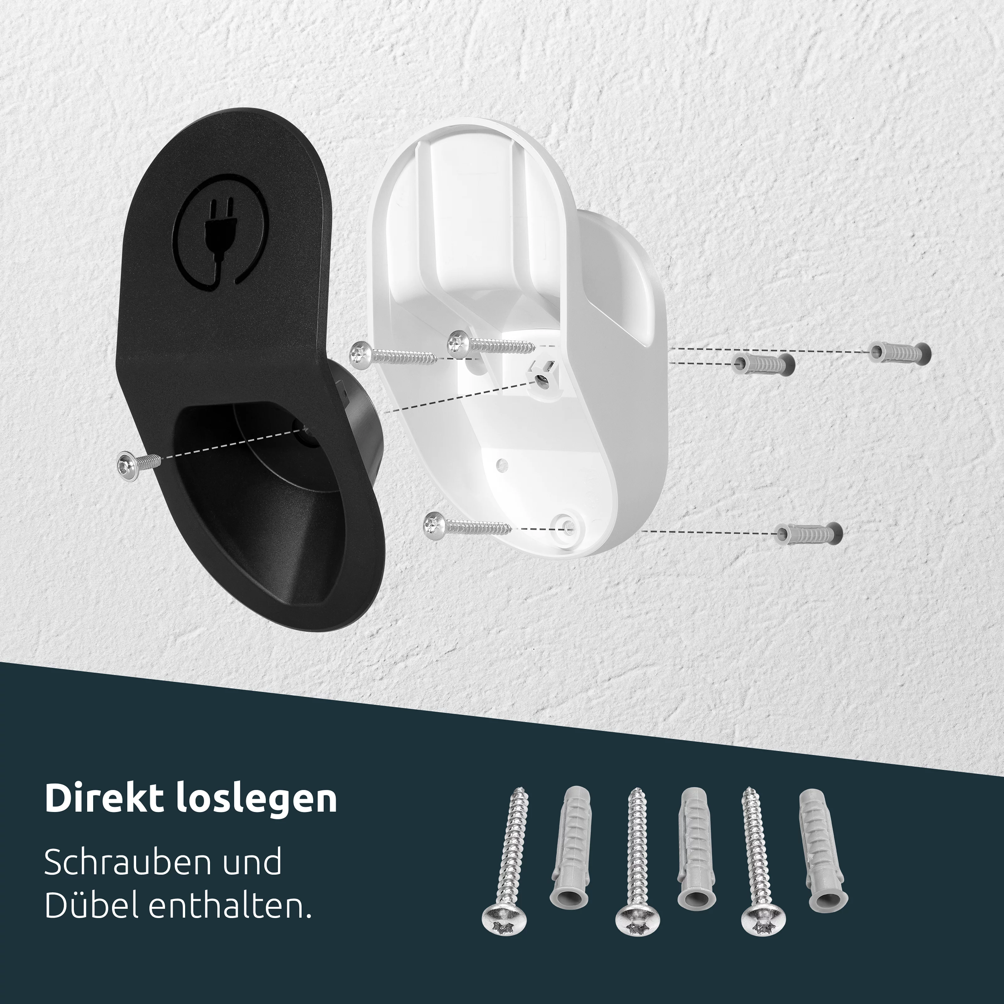Kabel- und Steckerhalter Typ 2