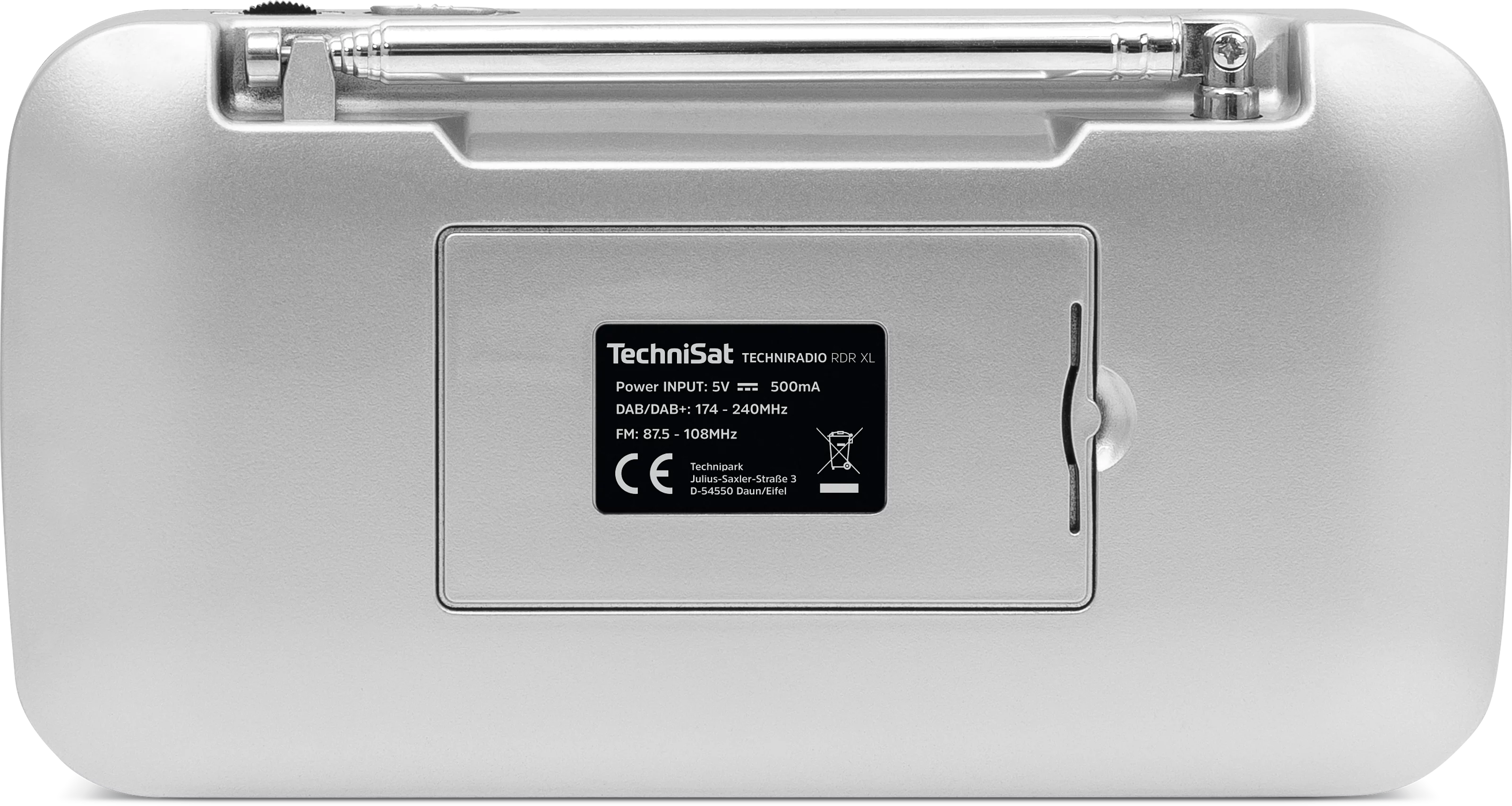 TECHNIRADIO RDR XL Frontal, Rück