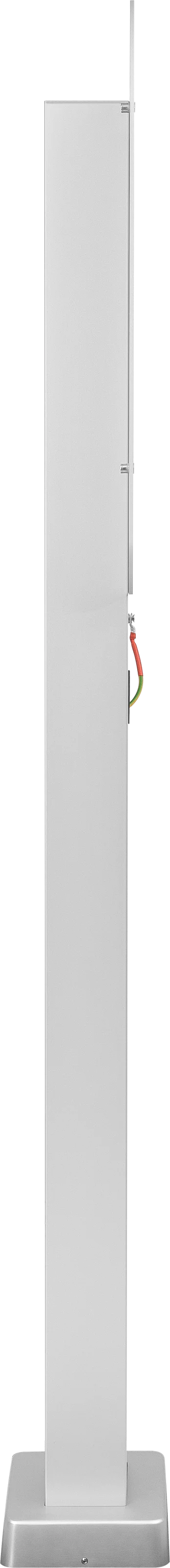 Stand for 1 x wallbox 1100/2200 with mounting plate Frontal, Links