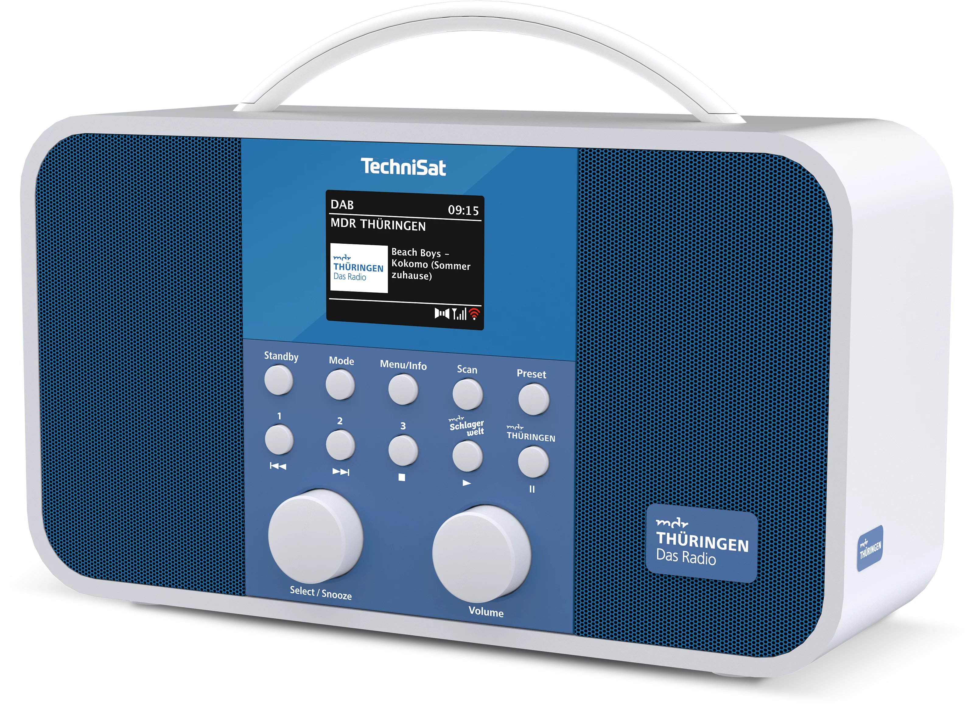TECHNIRADIO 5 IR BT MDR Thüringen Edition Schräg, Links