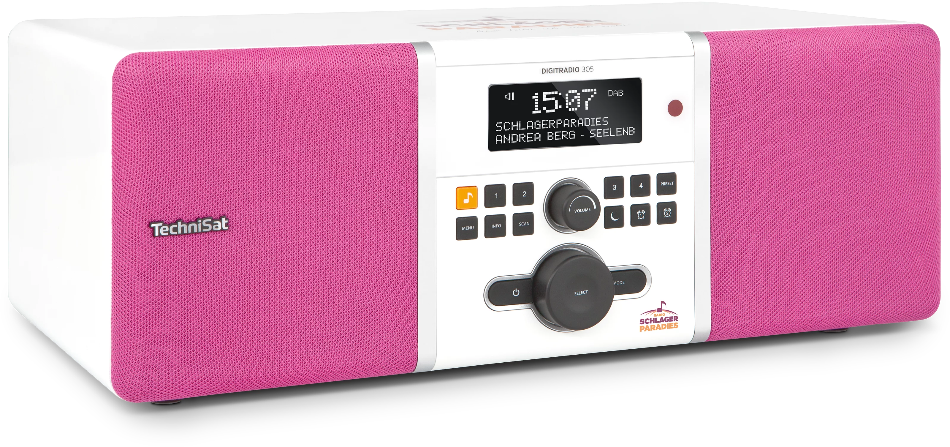 DIGITRADIO 305 Schlagerparadies Edition (refurbished) Schräg, Rechts