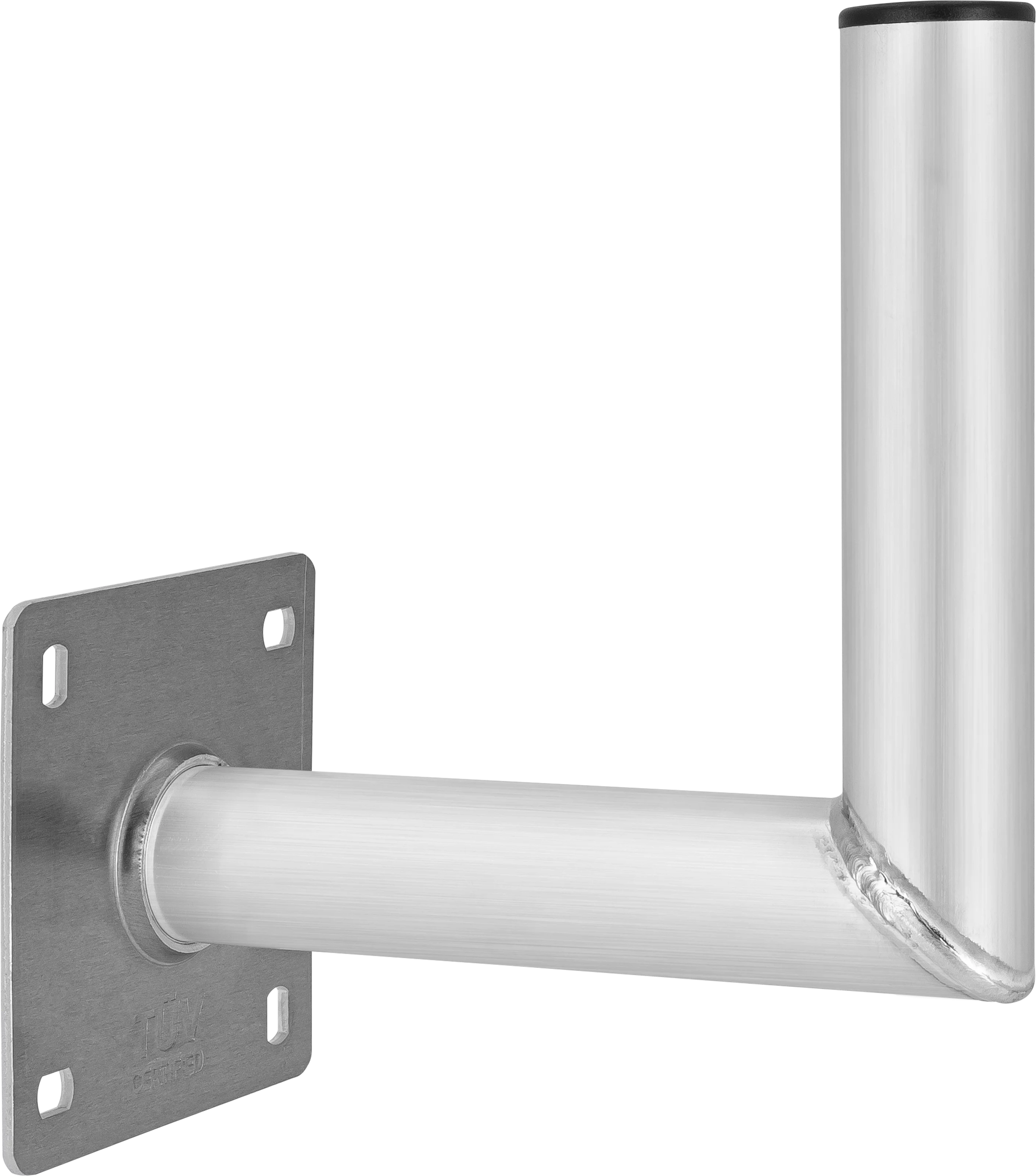 TECHNIPLUS 25, Alu-Wandhalter, 25 cm Wandabstand Schräg, Rechts