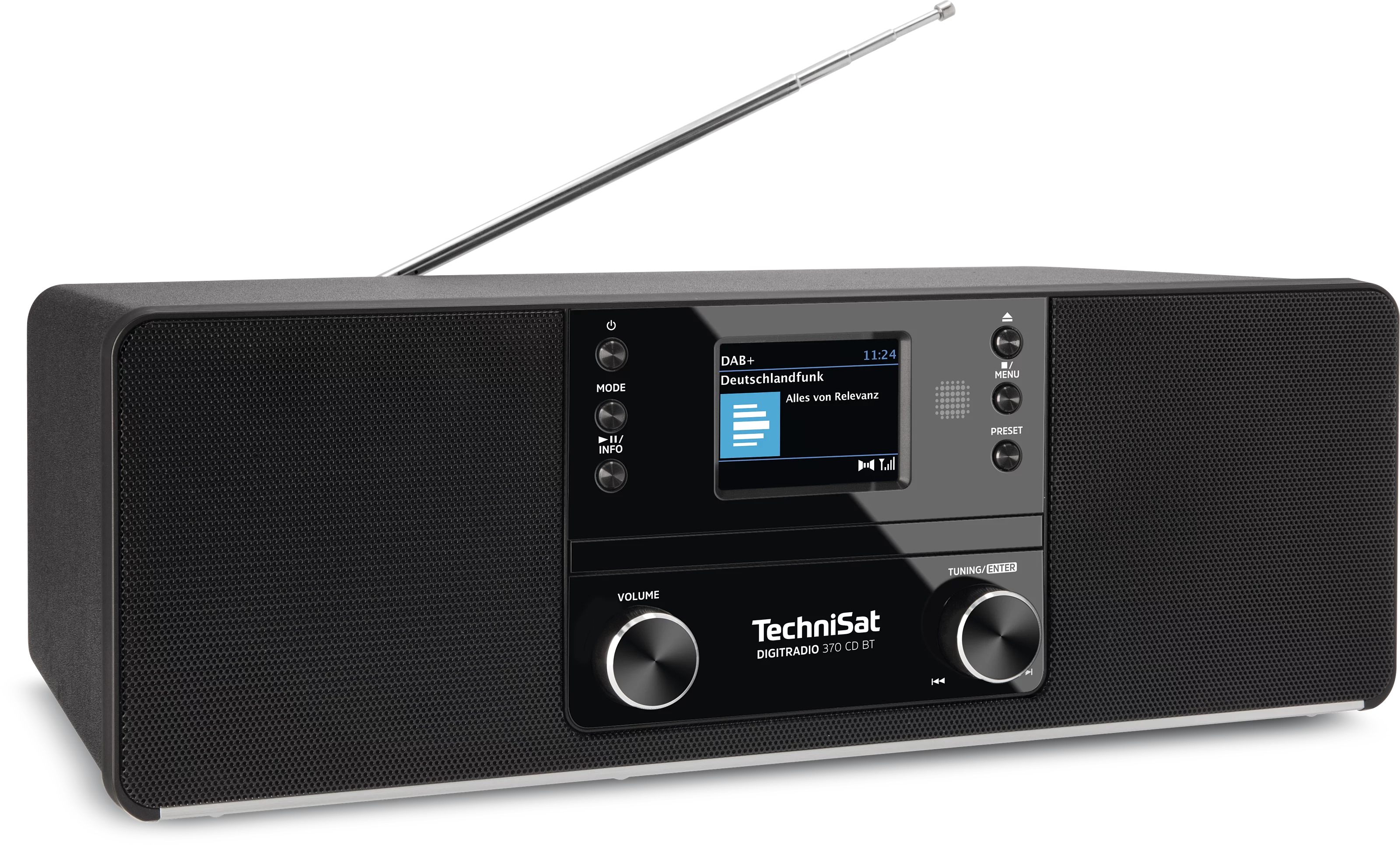 DIGITRADIO 370 CD BT (refurbished) Schräg, Rechts