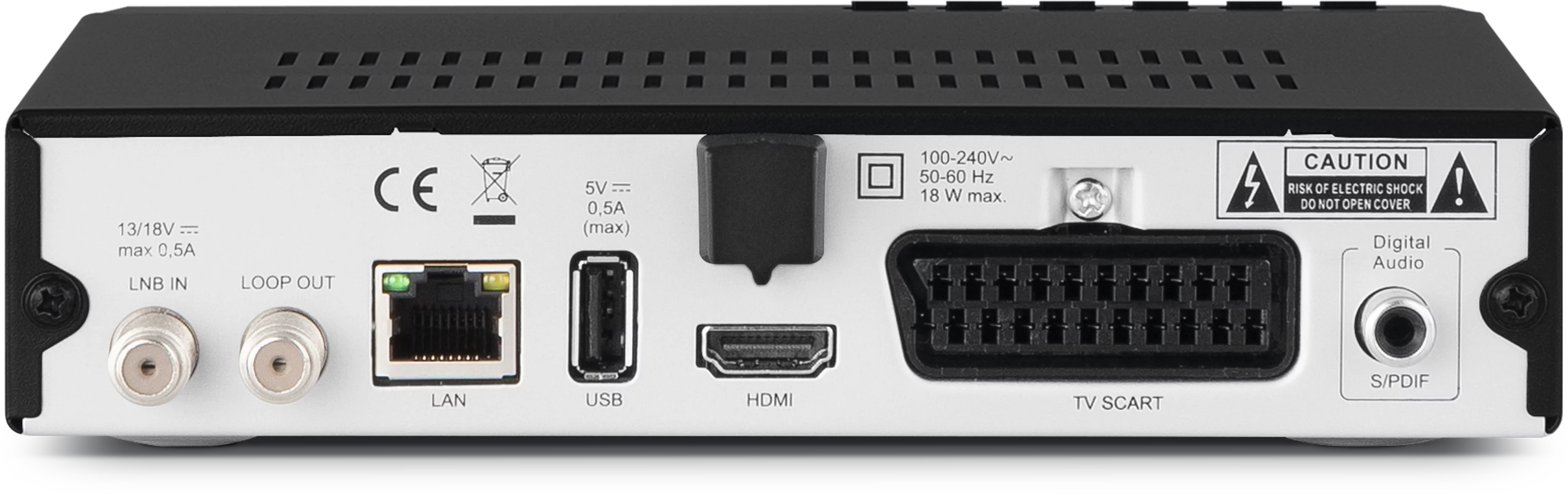 HD-S 210 Frontal, Rück