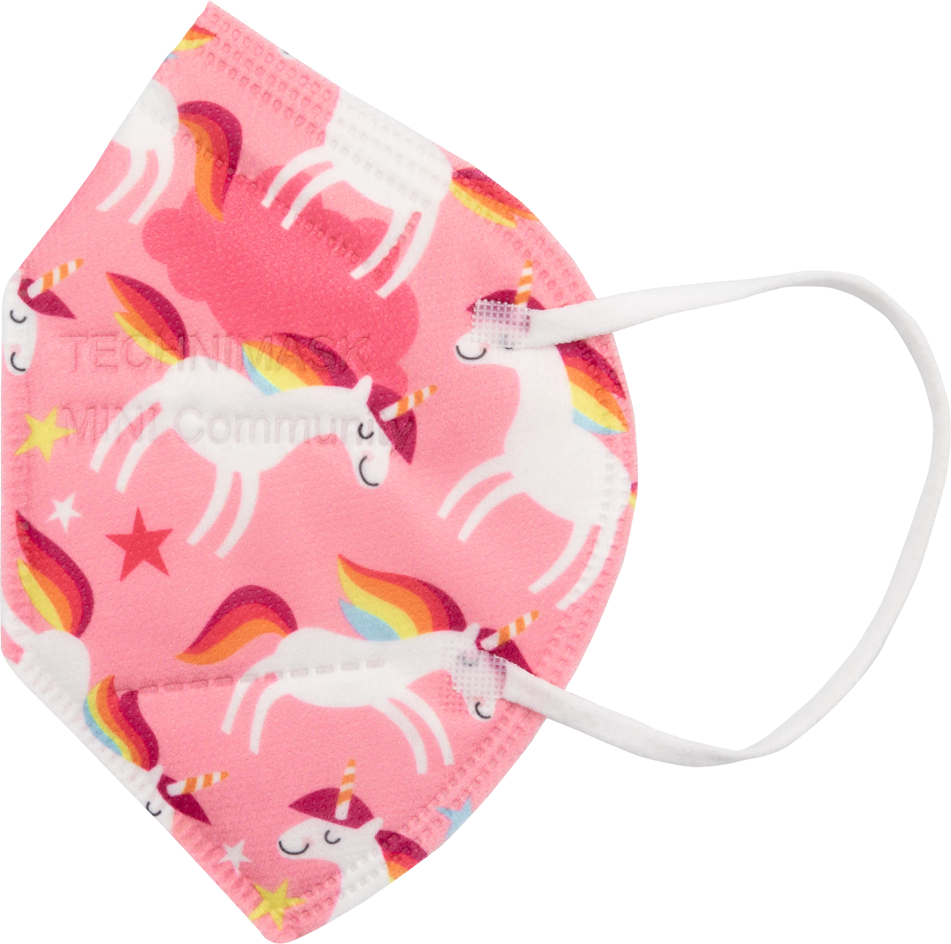 TECHNIMASK Mini, 5 Stück (1 Polybeutel mit 5 Stück) Frontal, Front